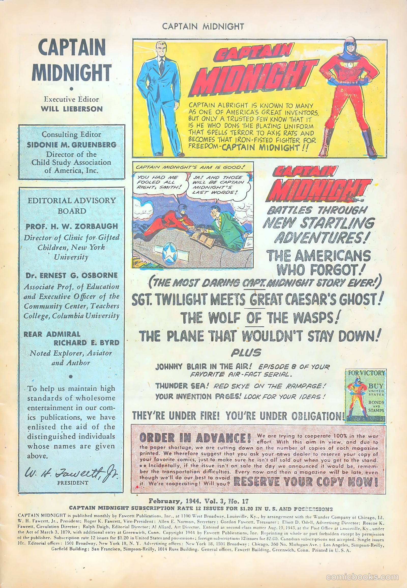 Captain Midnight #17 — page 3 of 52