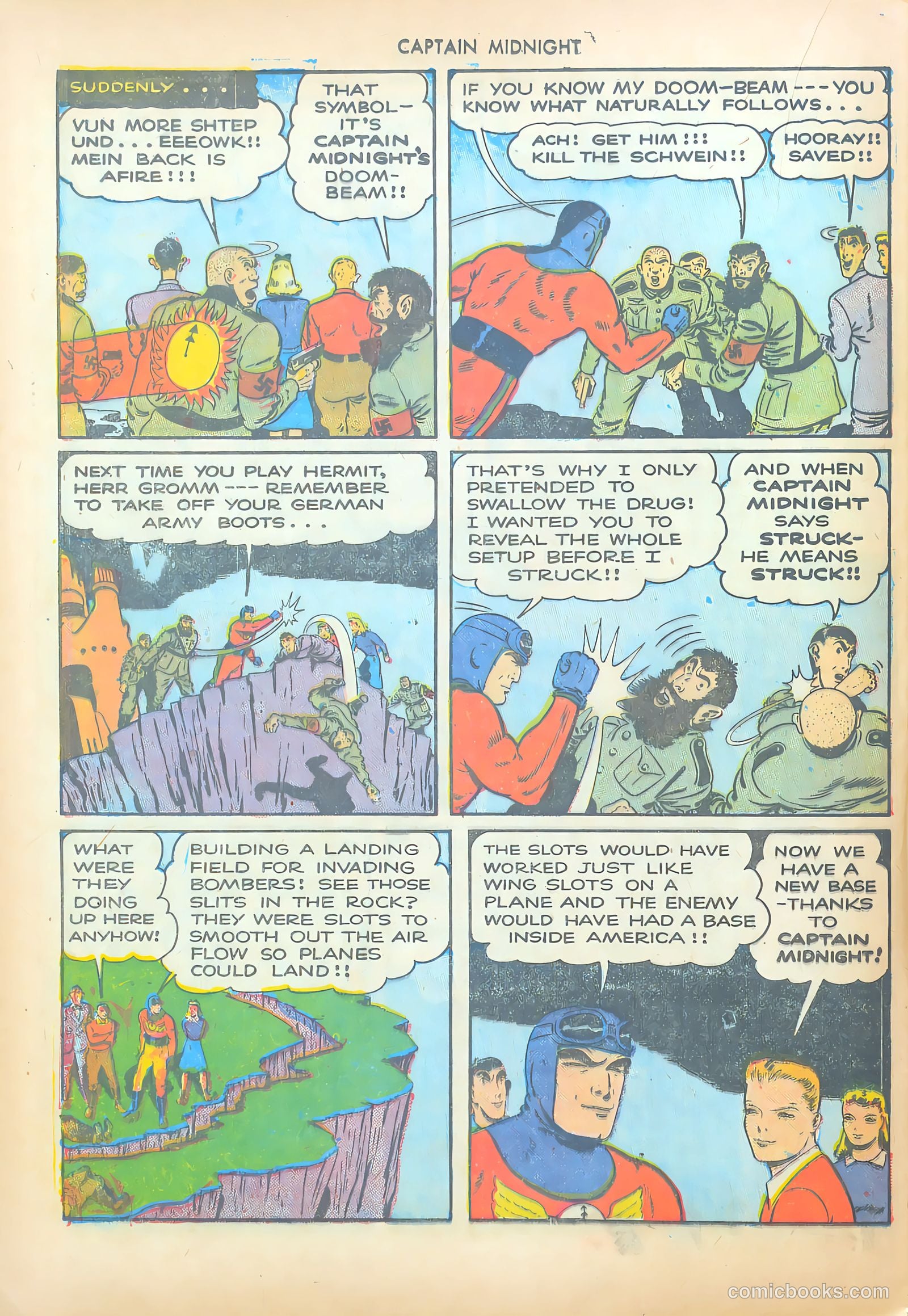 Captain Midnight #19 — page 36 of 52