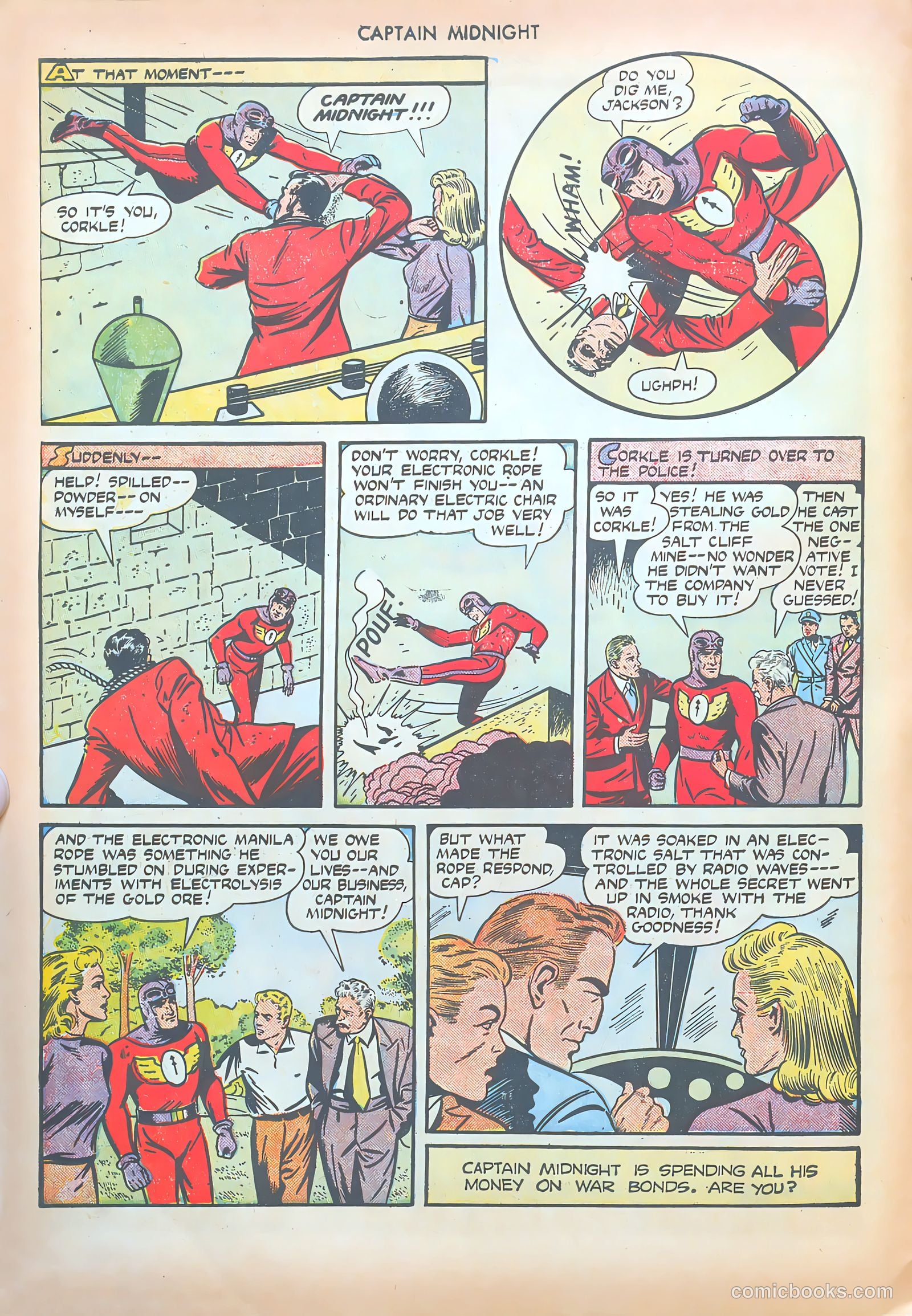 Captain Midnight #20 — page 22 of 52