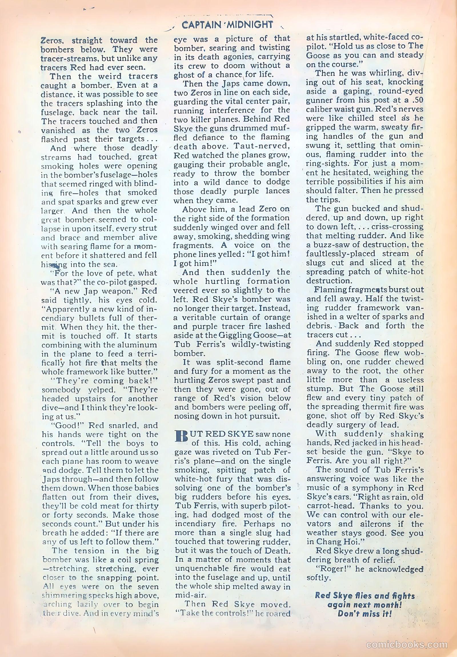 Captain Midnight #20 — page 36 of 52