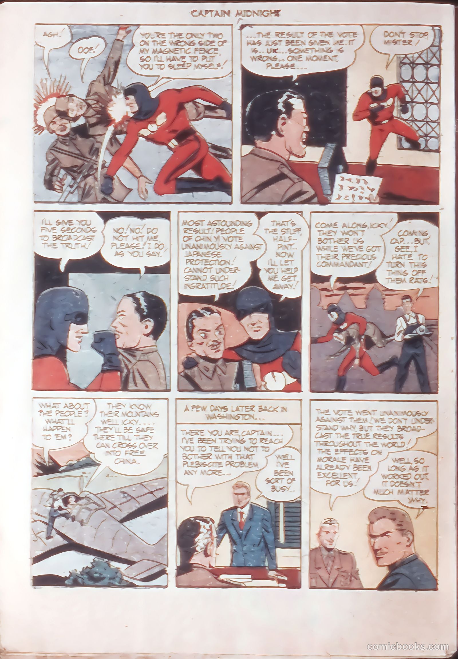 Captain Midnight #21 — page 32 of 36