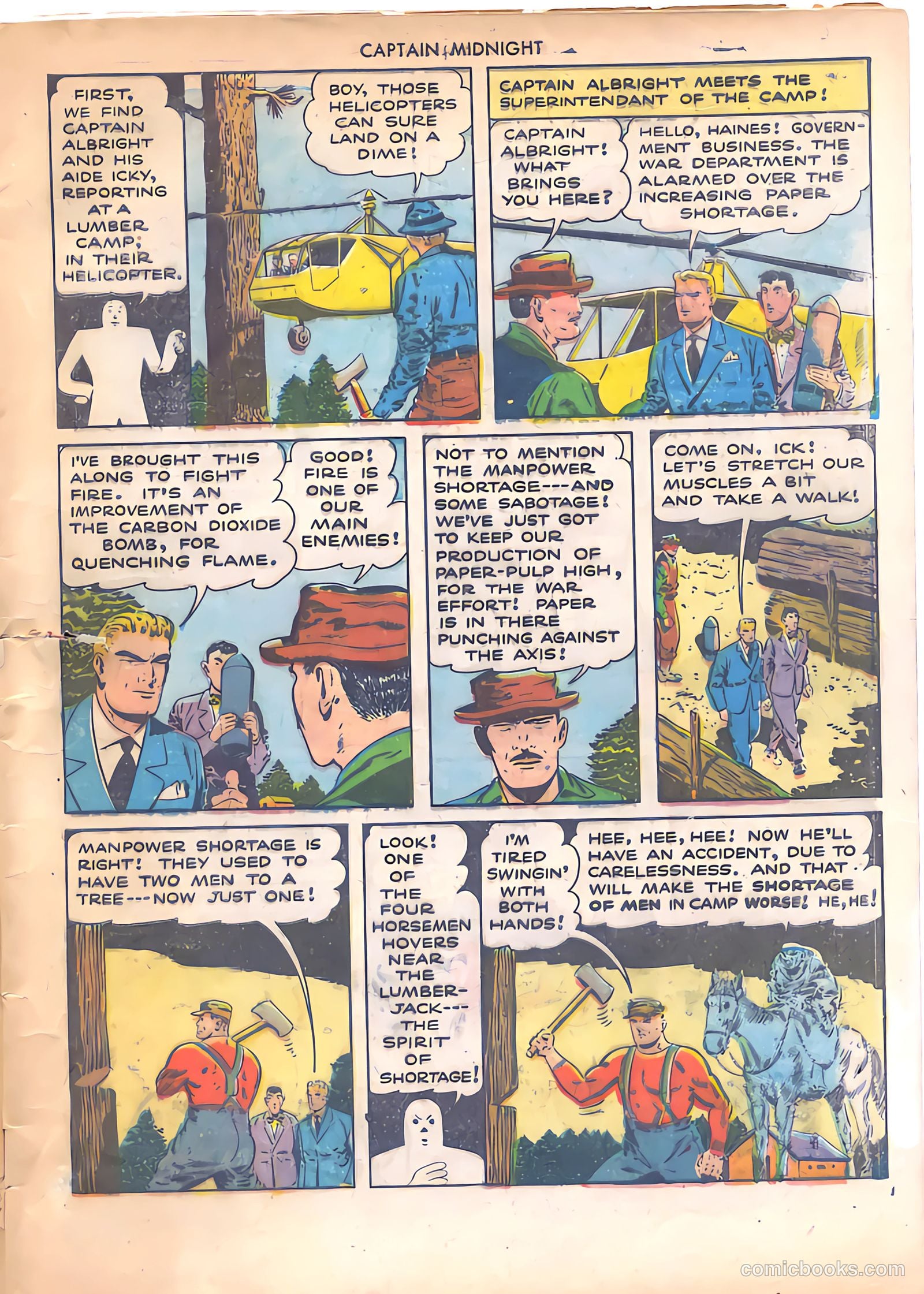 Captain Midnight #22 — page 5 of 36