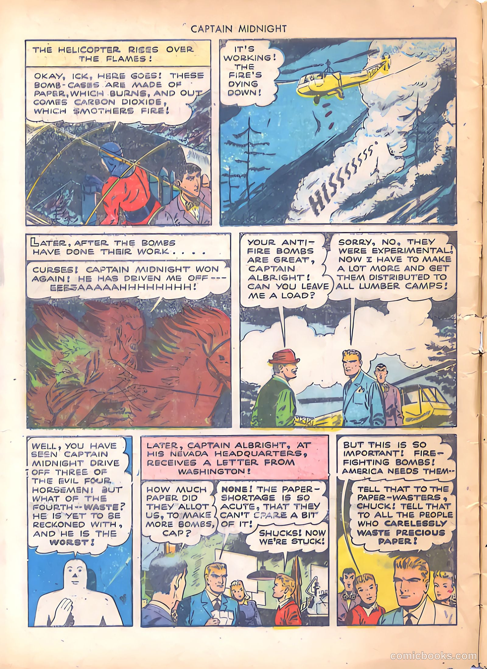 Captain Midnight #22 — page 8 of 36
