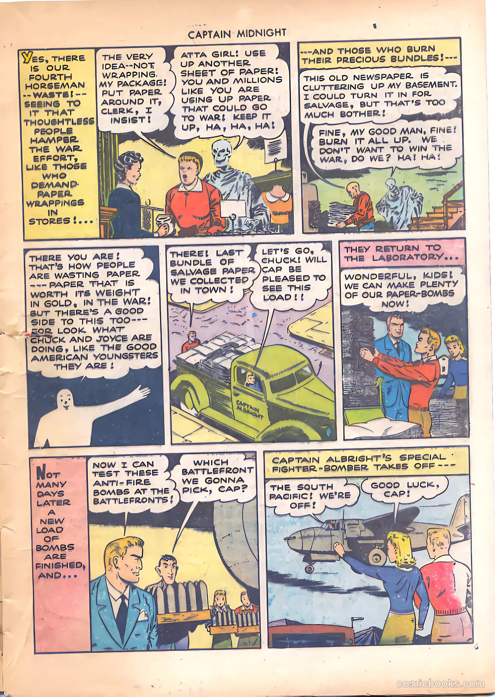 Captain Midnight #22 — page 9 of 36