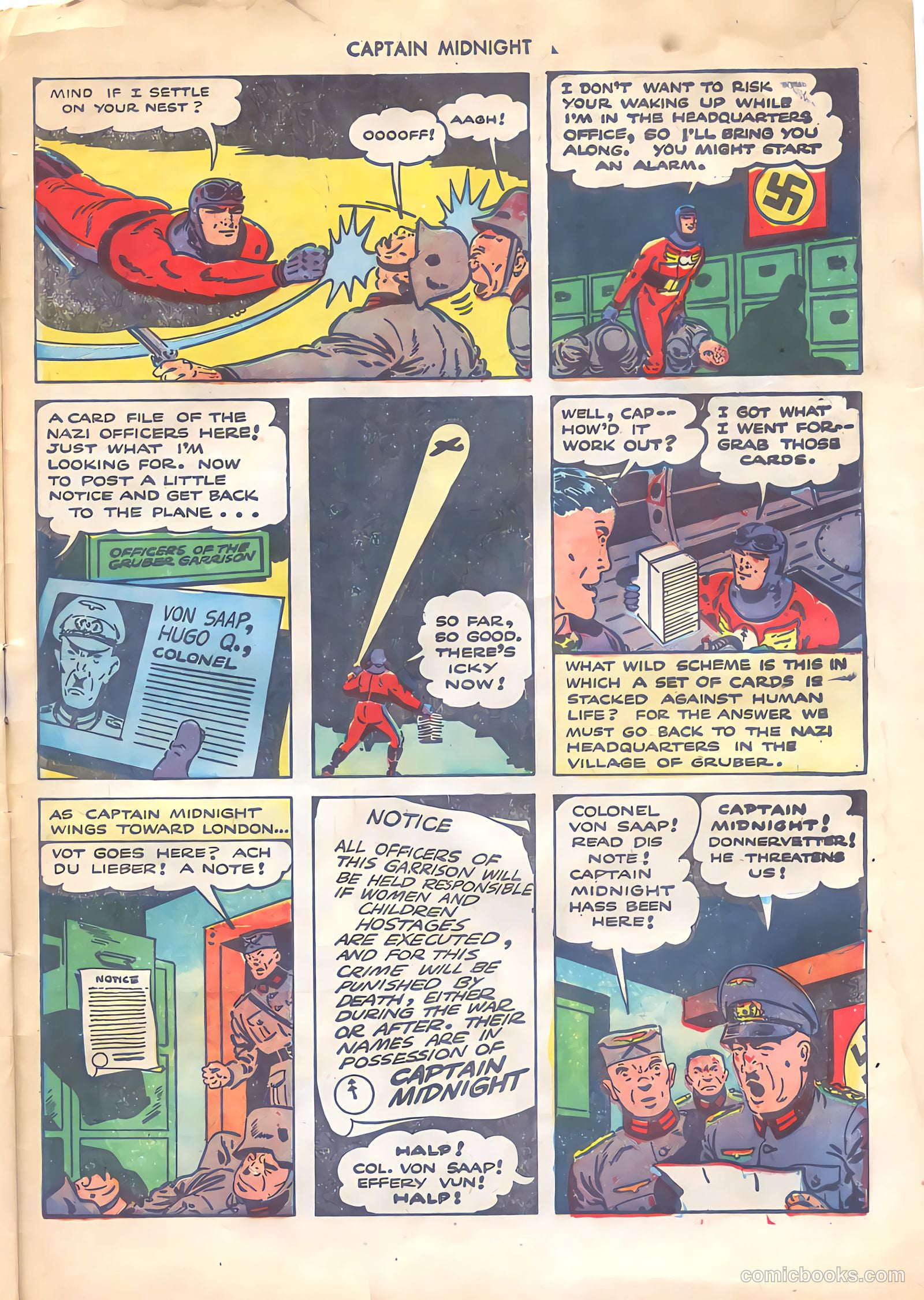 Captain Midnight #23 — page 27 of 36
