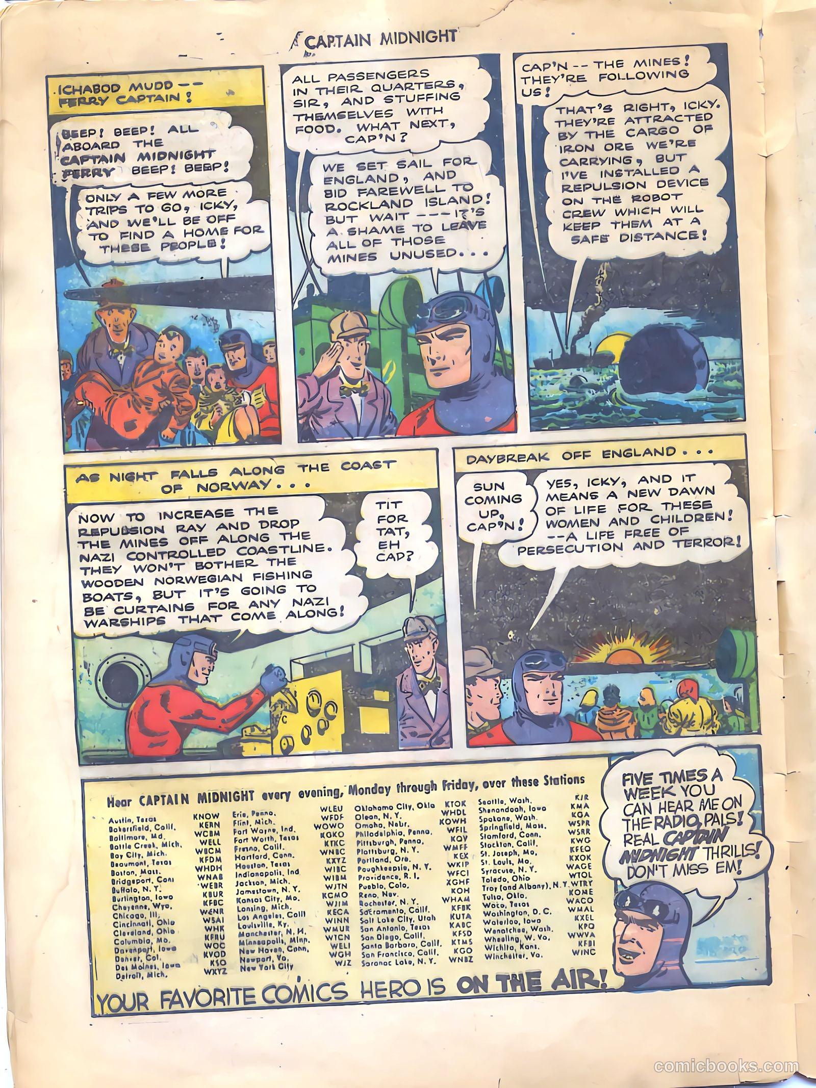 Captain Midnight #23 — page 32 of 36