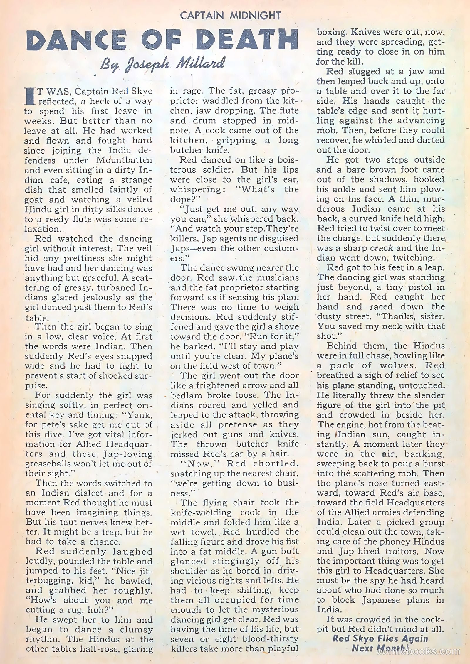 Captain Midnight #24 — page 22 of 36