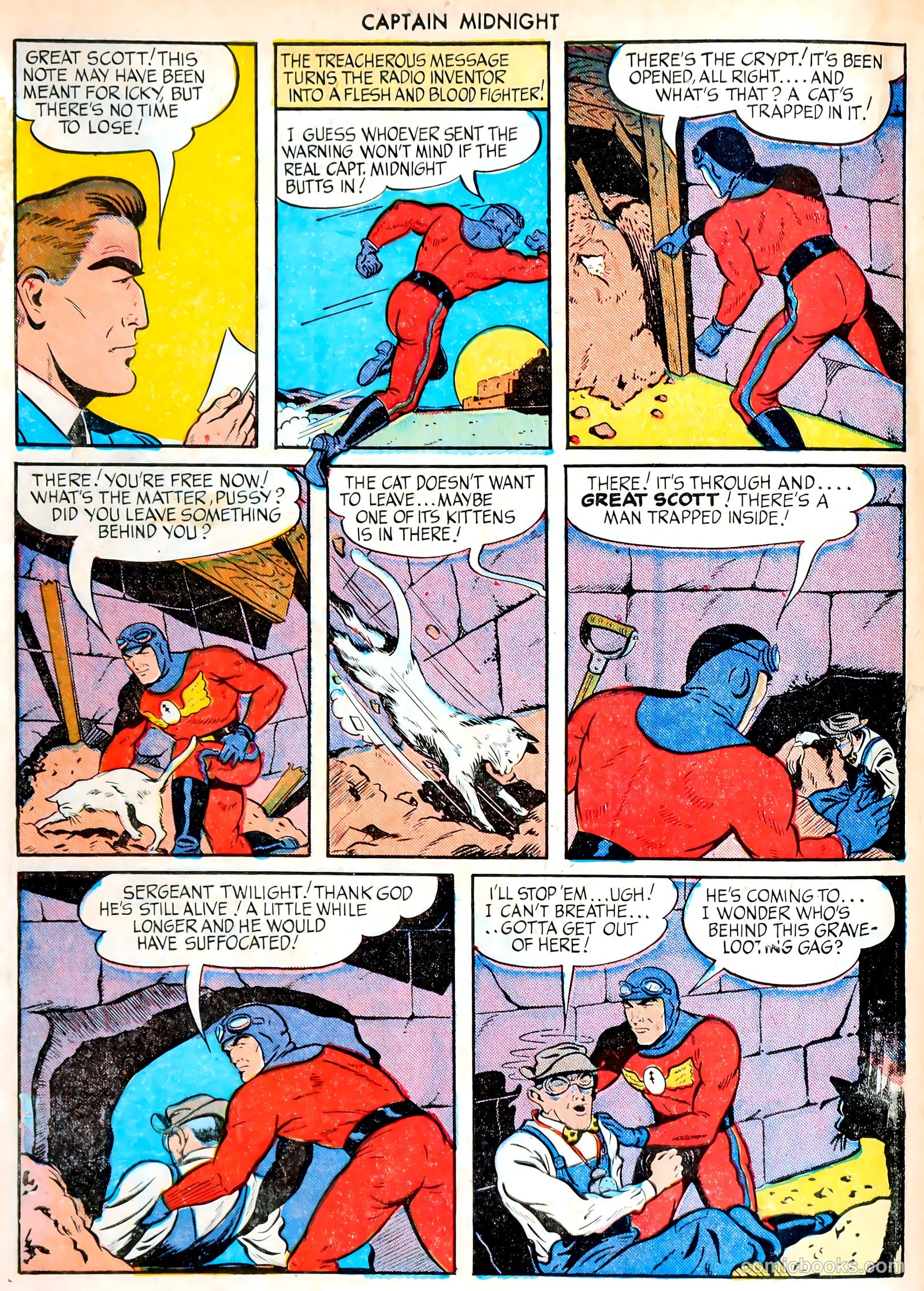 Captain Midnight #25 — page 18 of 36