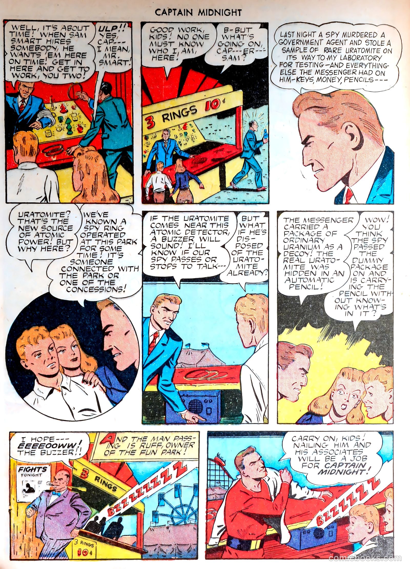 Captain Midnight #25 — page 28 of 36