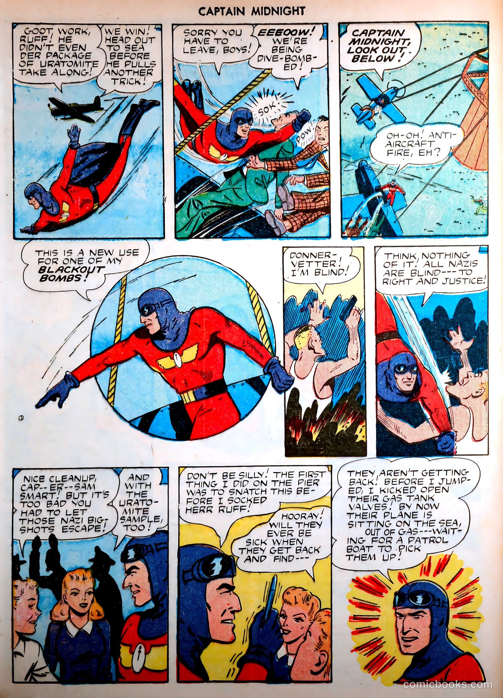 Captain Midnight #25 — page 32 of 36