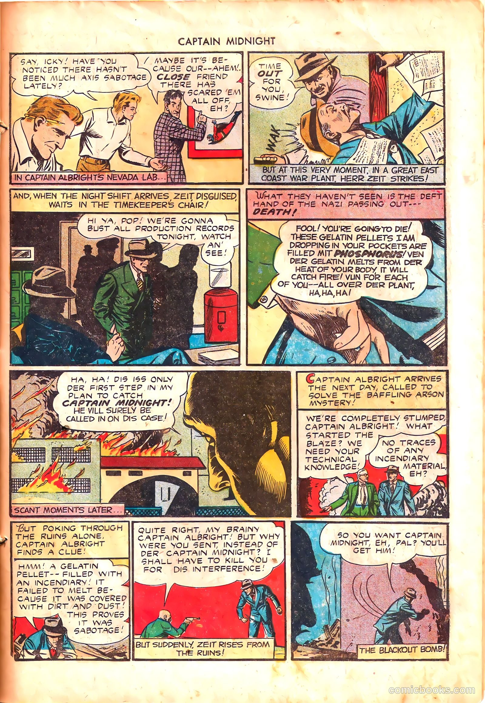 Captain Midnight #26 — page 27 of 36