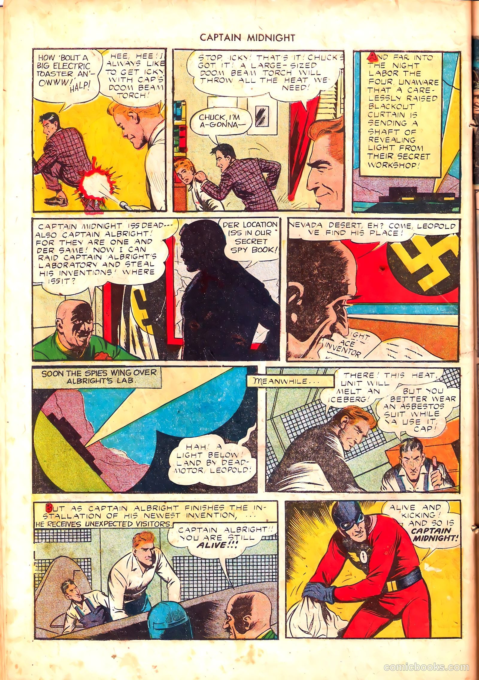 Captain Midnight #26 — page 30 of 36