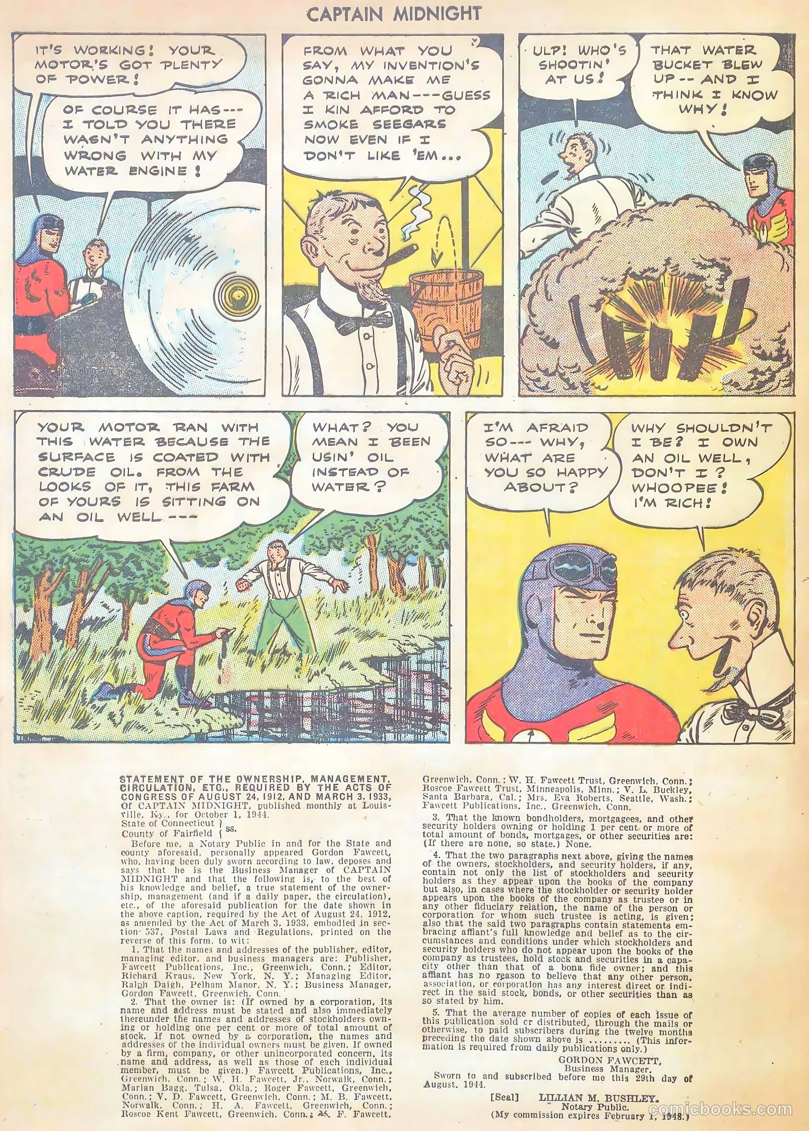 Captain Midnight #27 — page 32 of 37