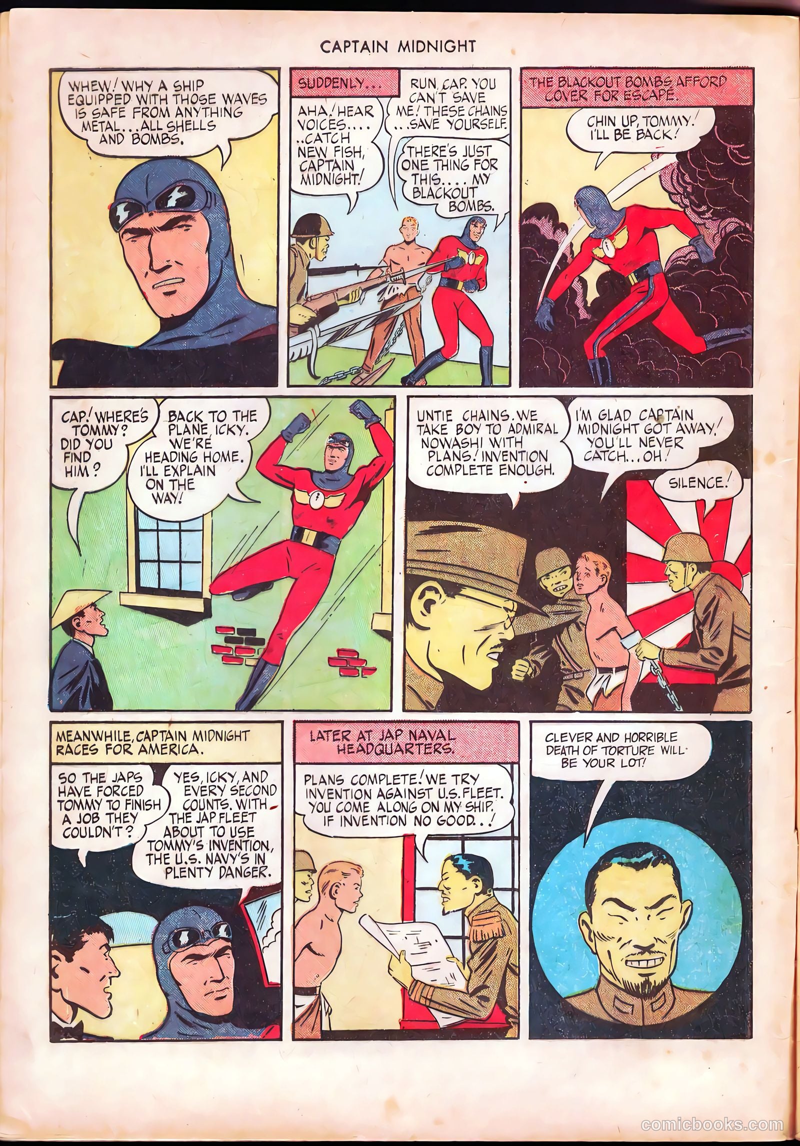 Captain Midnight #28 — page 8 of 36