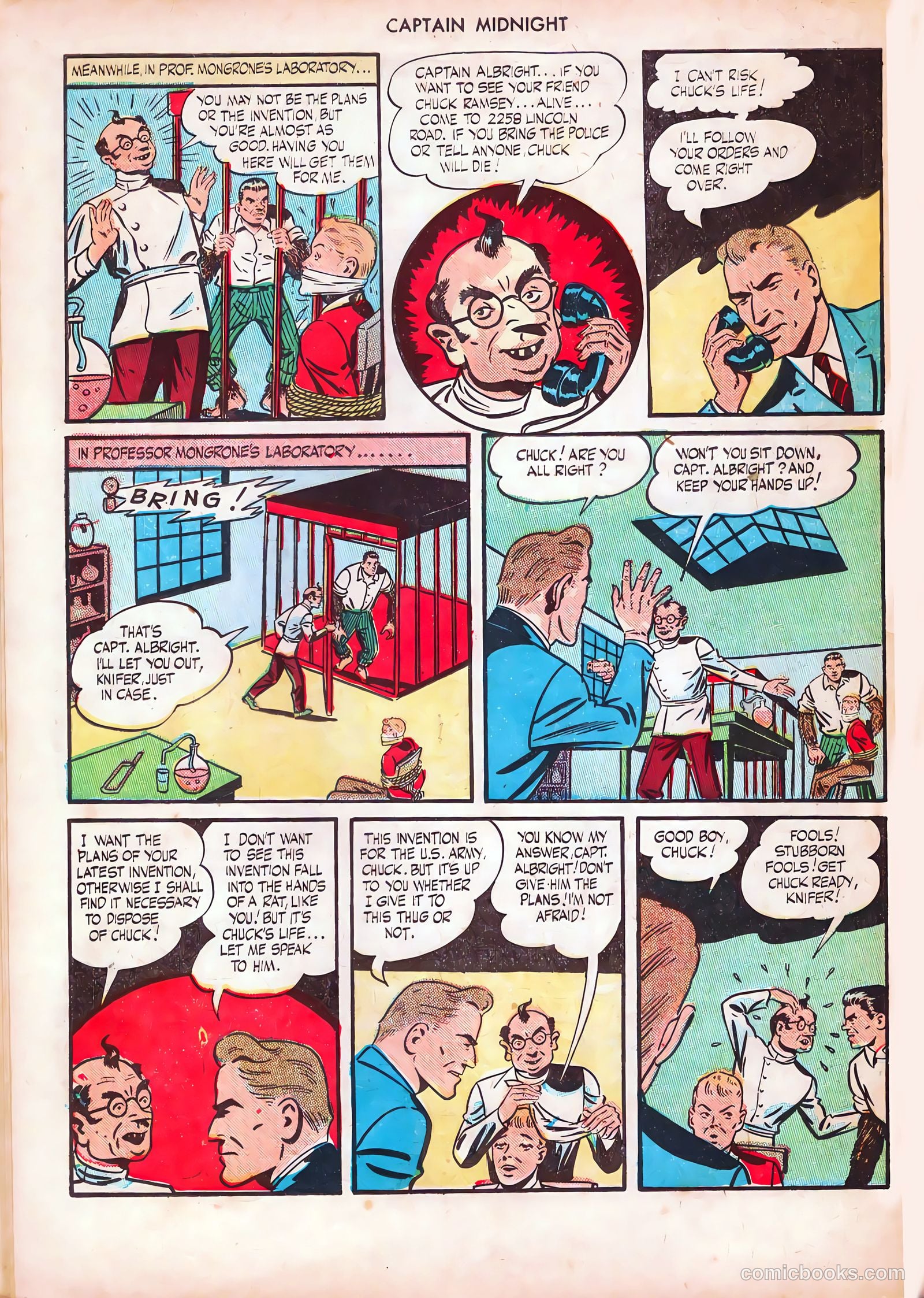 Captain Midnight #28 — page 30 of 36