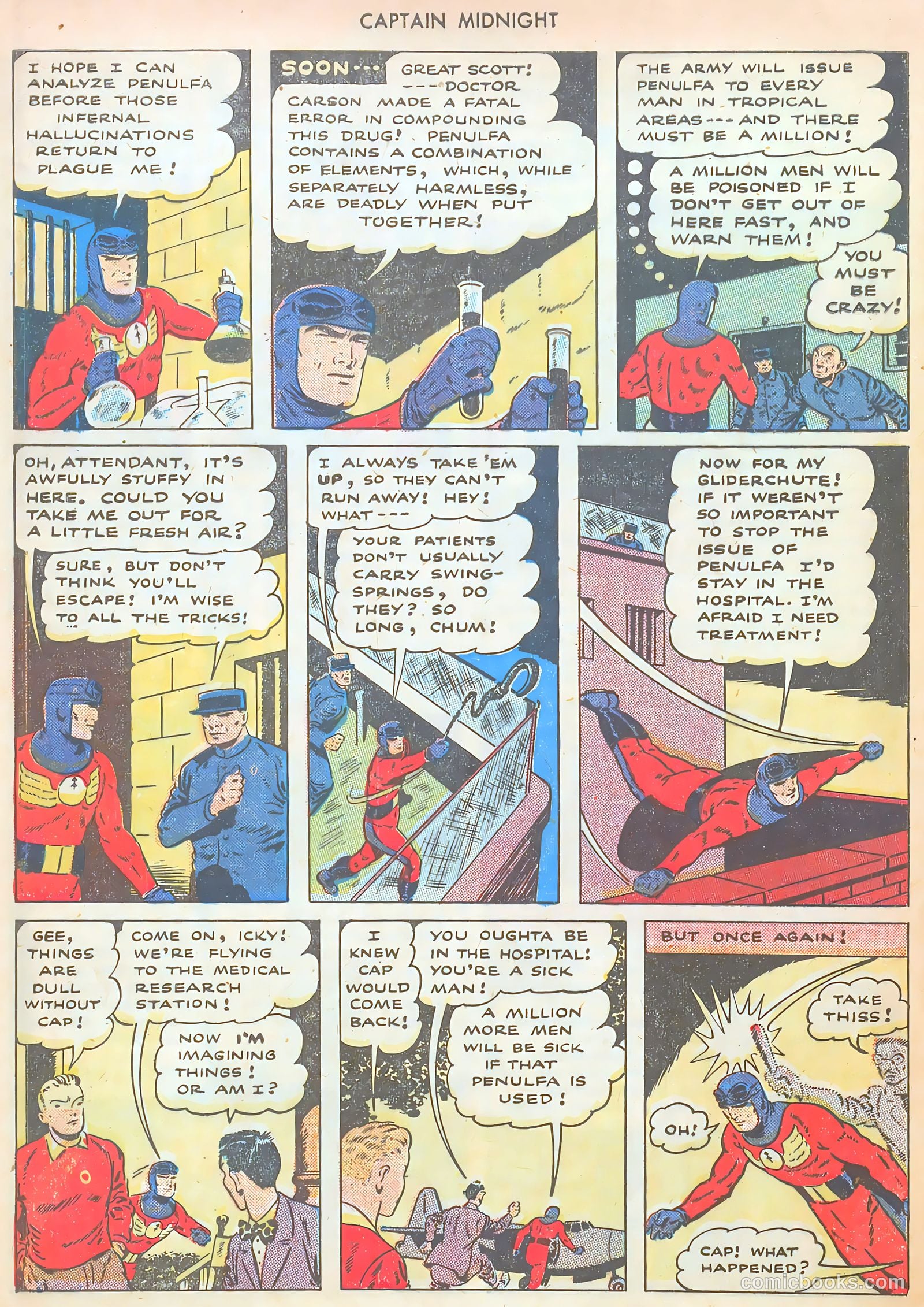 Captain Midnight #29 — page 28 of 37