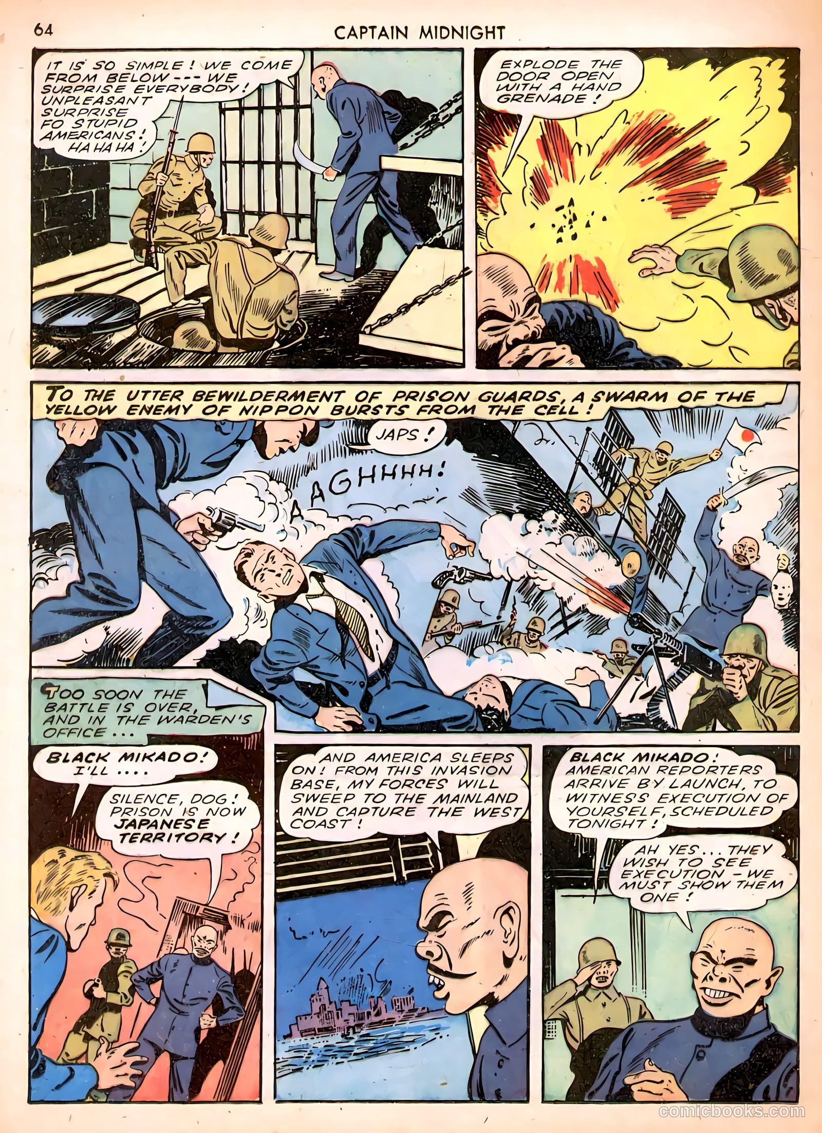 Captain Midnight #3 — page 64 of 68