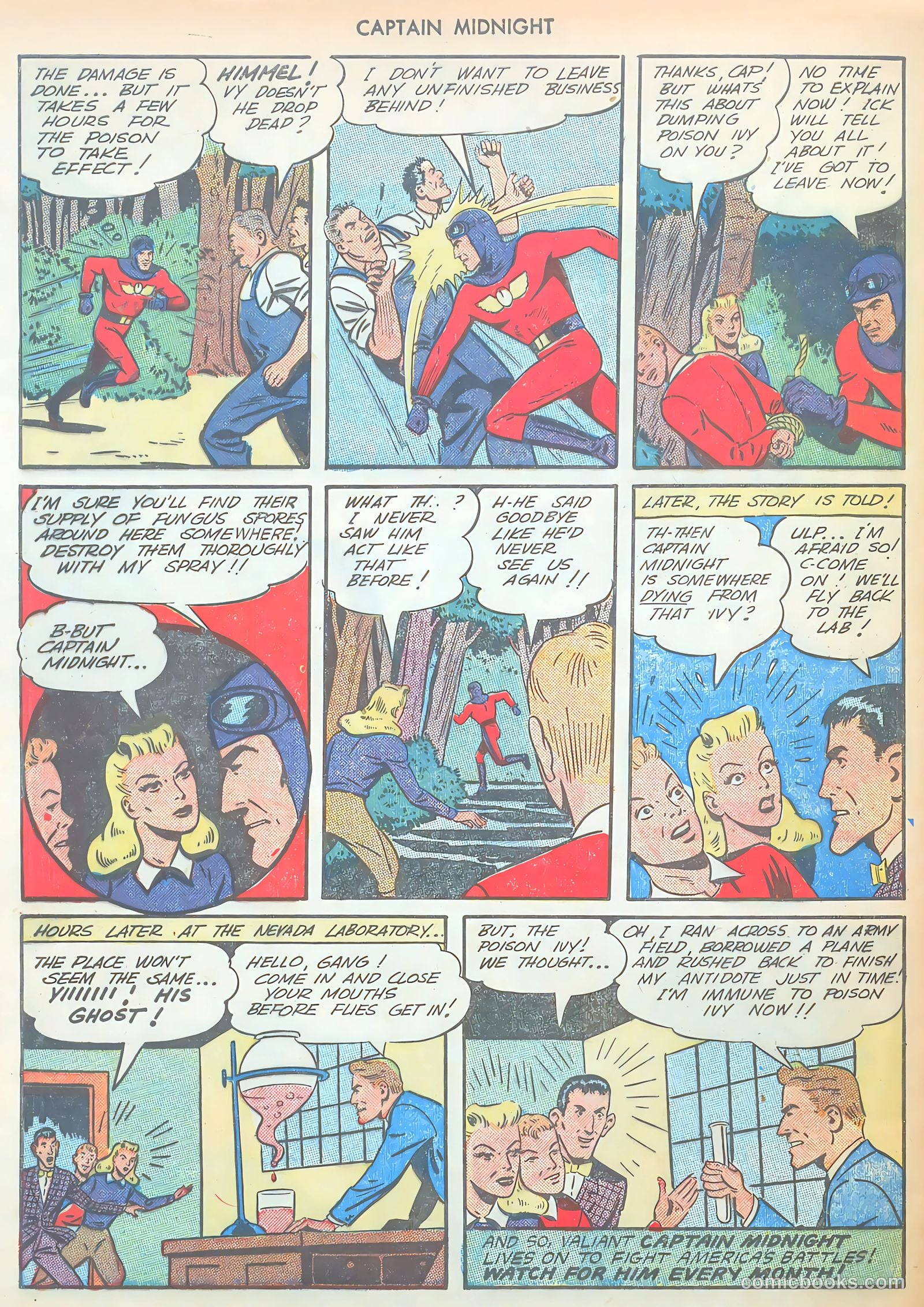 Captain Midnight #30 — page 32 of 36