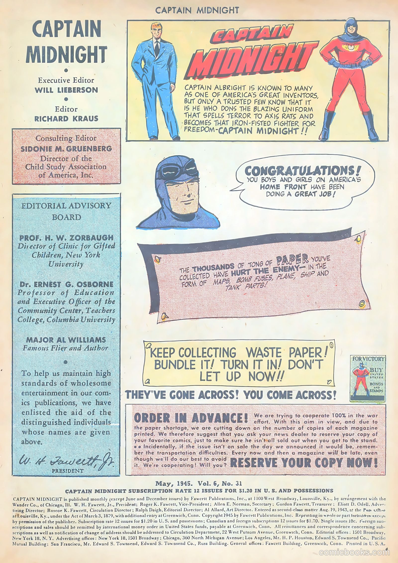 Captain Midnight #31 — page 3 of 36