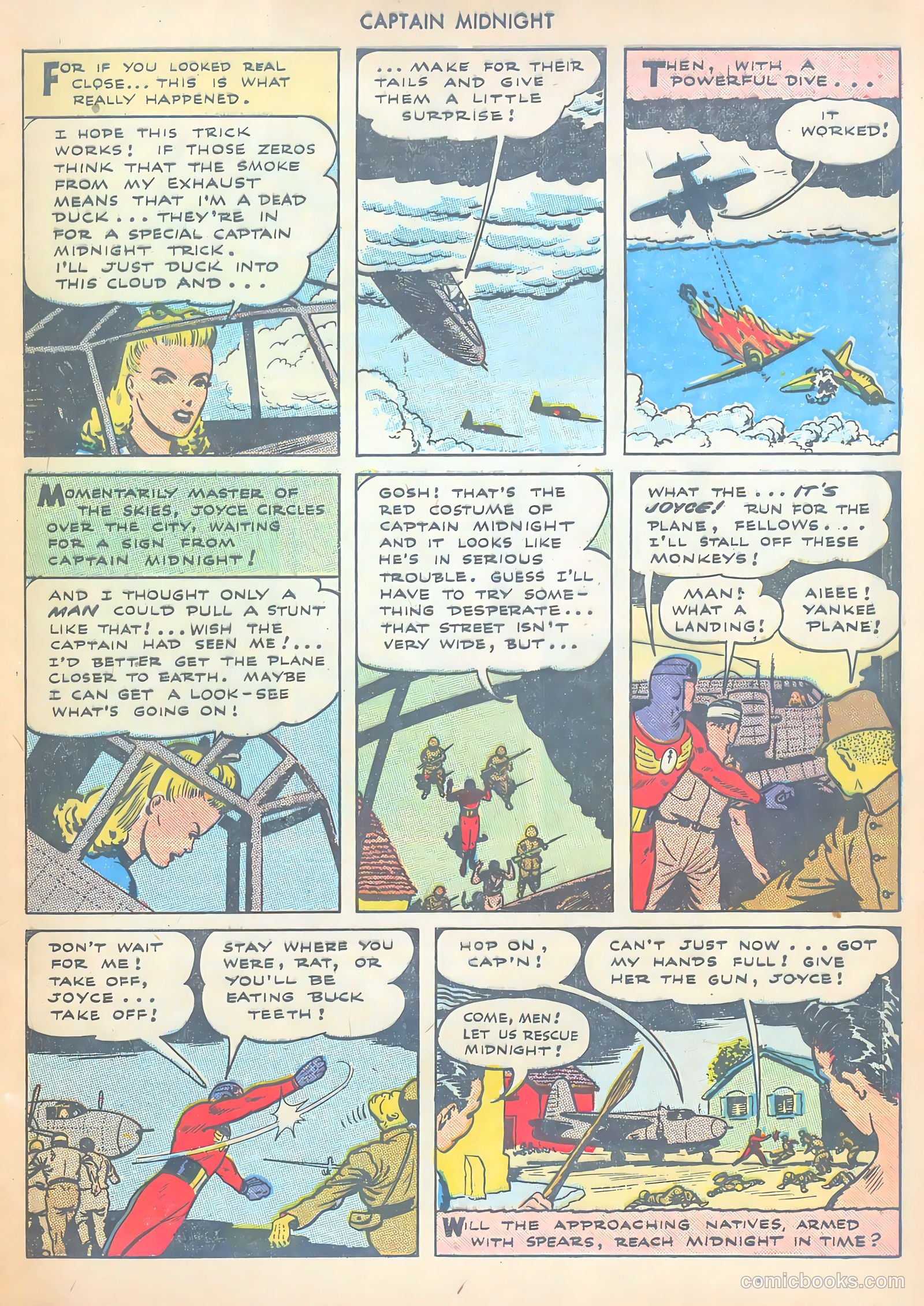 Captain Midnight #31 — page 9 of 36