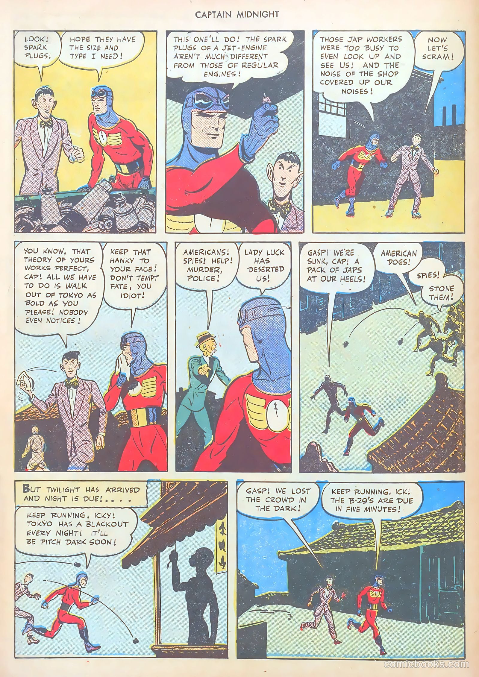 Captain Midnight #33 — page 10 of 36