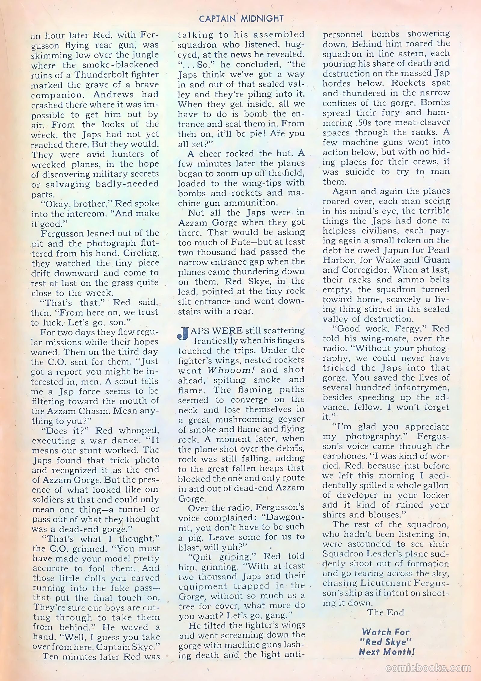 Captain Midnight #33 — page 23 of 36