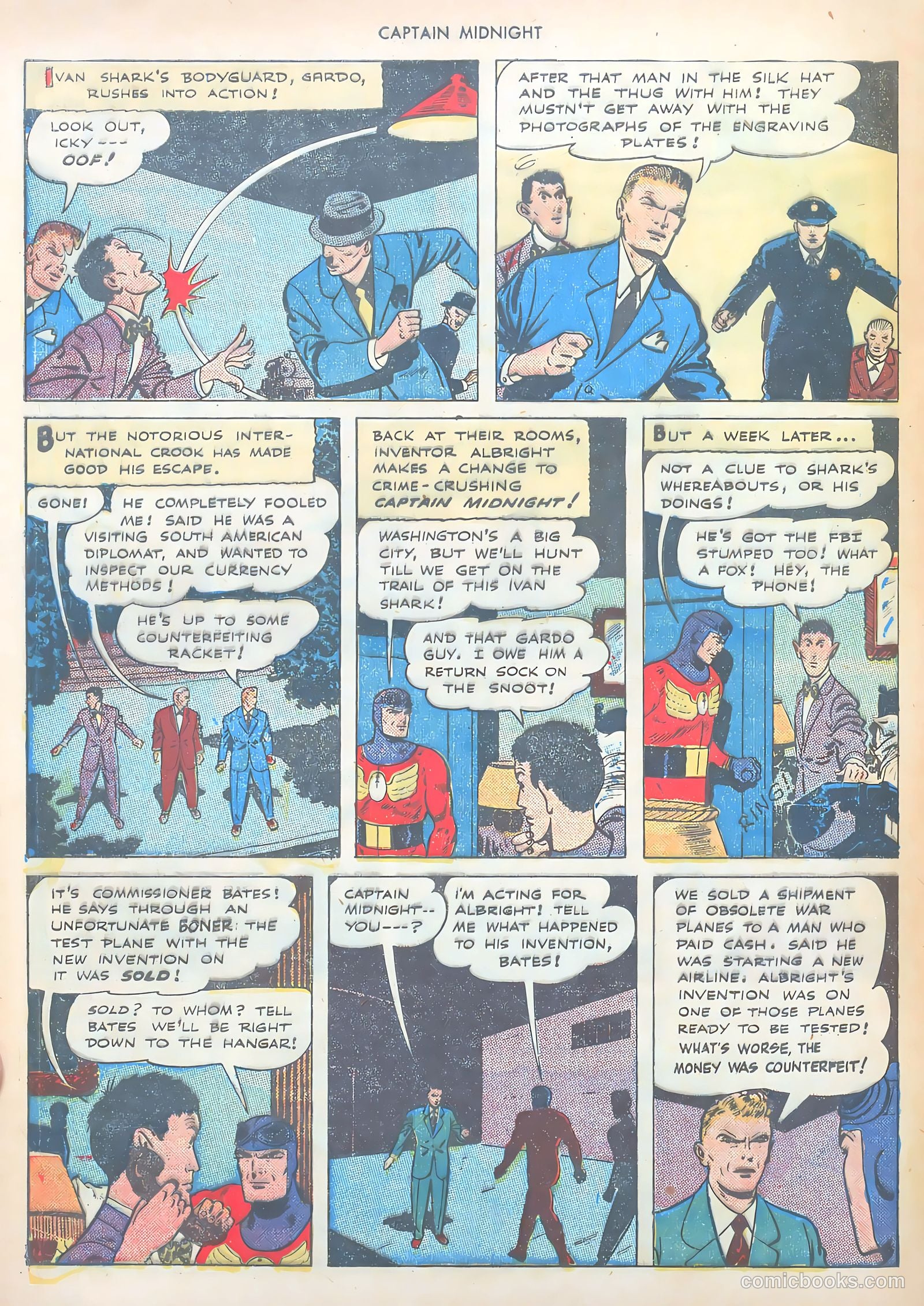 Captain Midnight #33 — page 28 of 36
