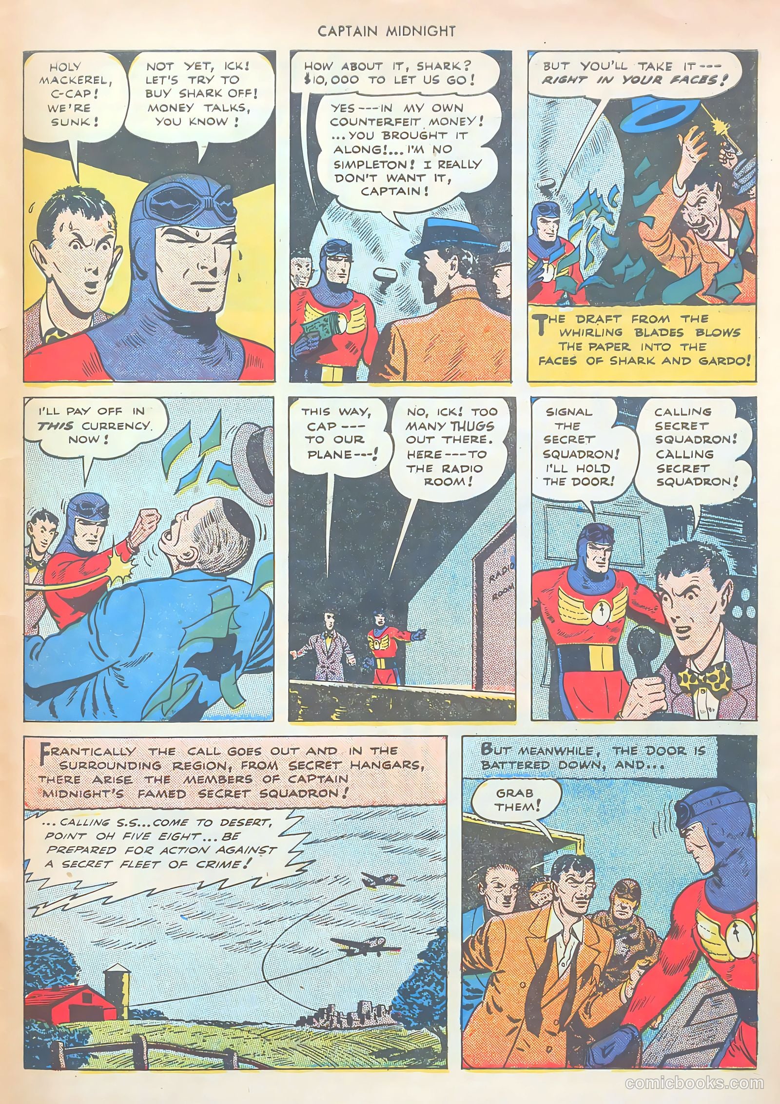 Captain Midnight #33 — page 31 of 36