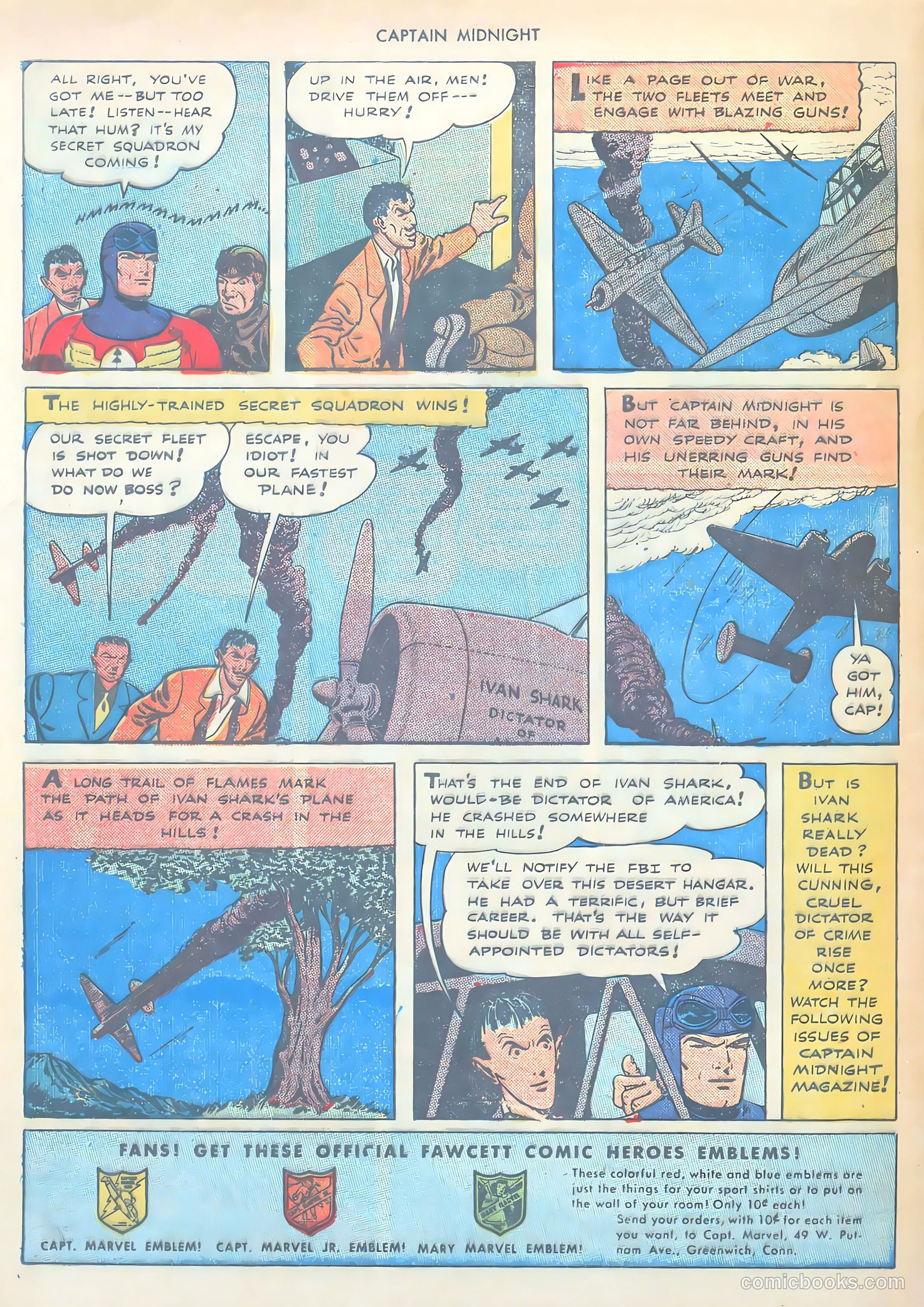 Captain Midnight #33 — page 32 of 36
