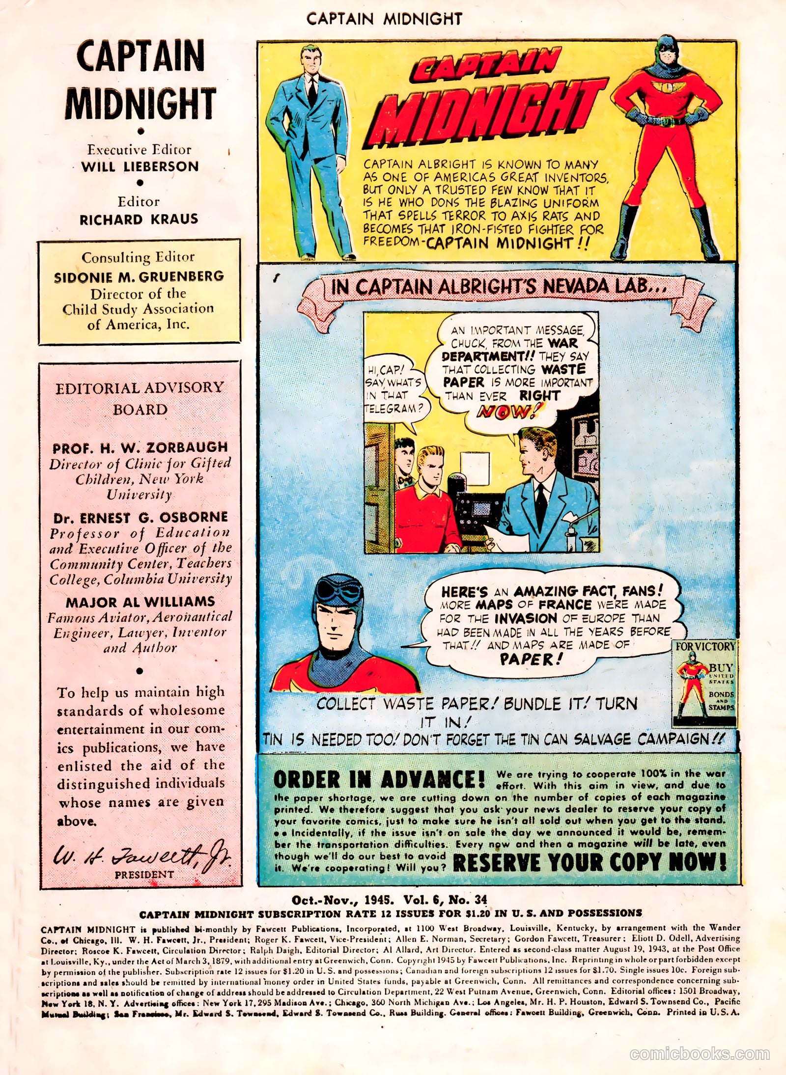 Captain Midnight #34 — page 3 of 37