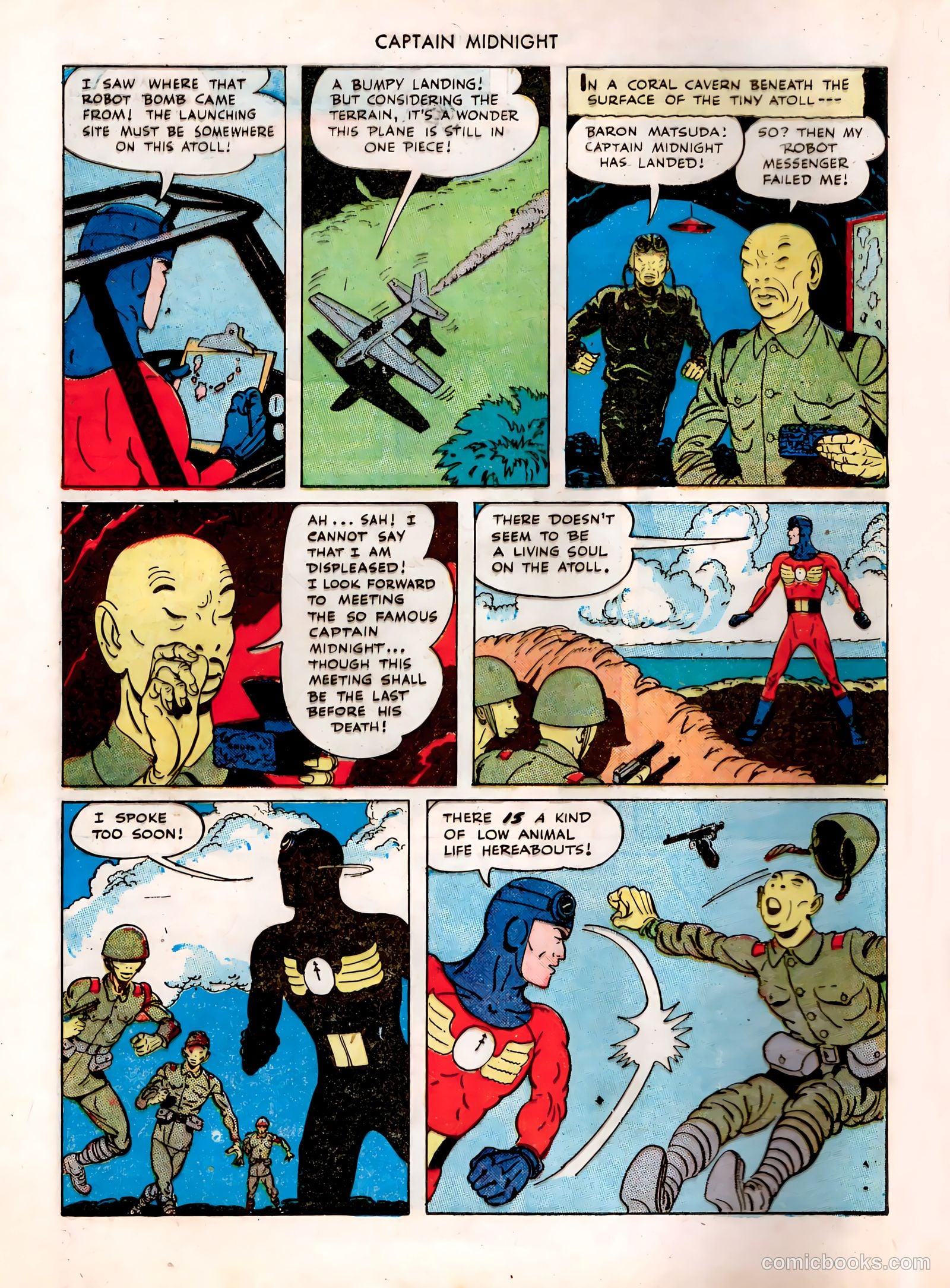 Captain Midnight #34 — page 8 of 37