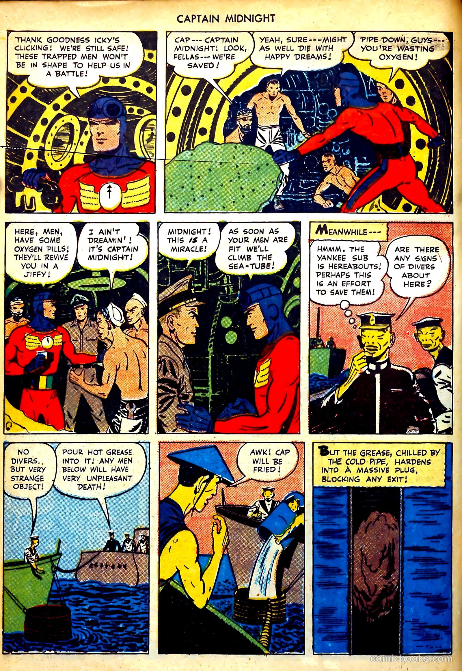 Captain Midnight #35 — page 9 of 37
