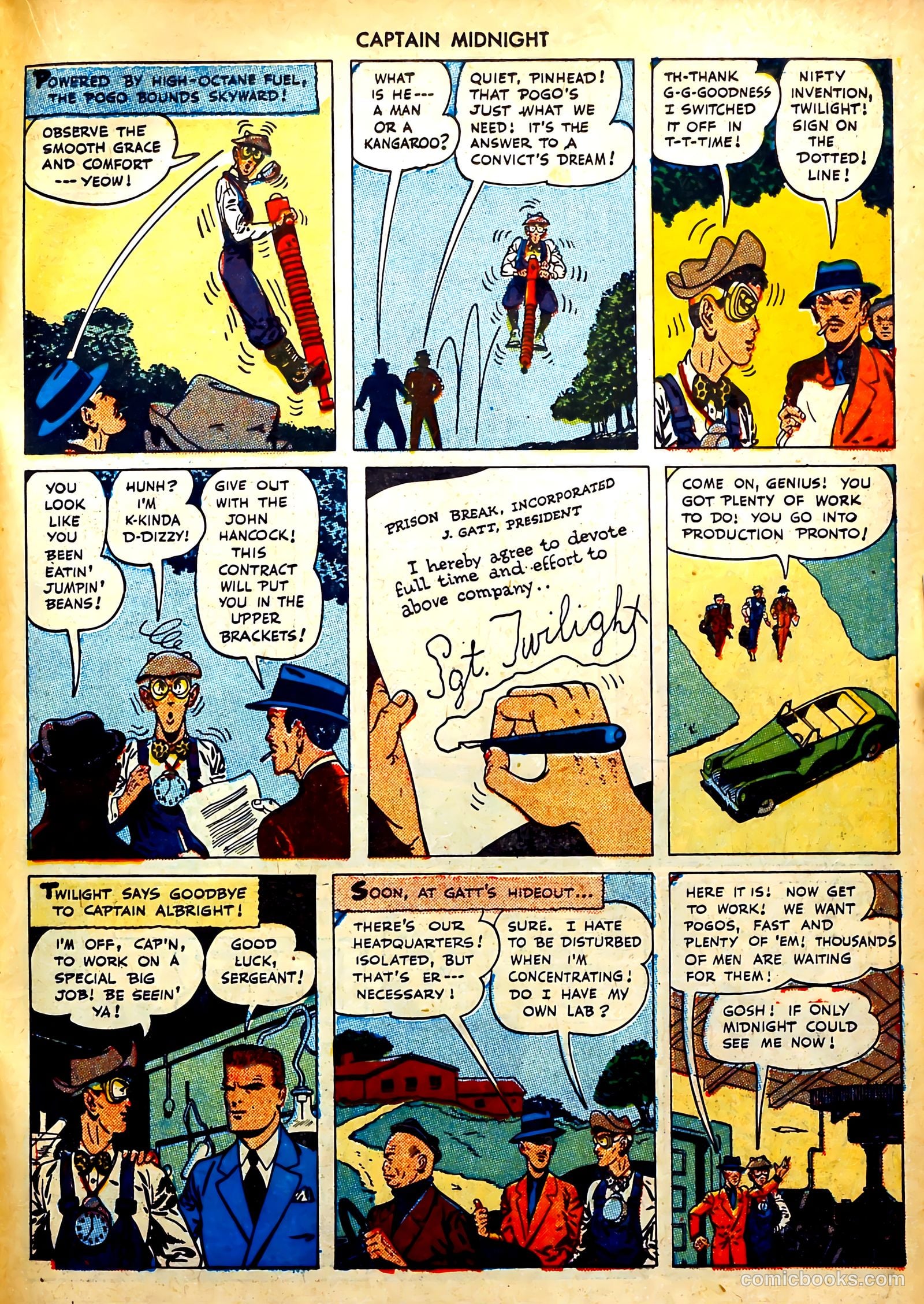 Captain Midnight #35 — page 16 of 37