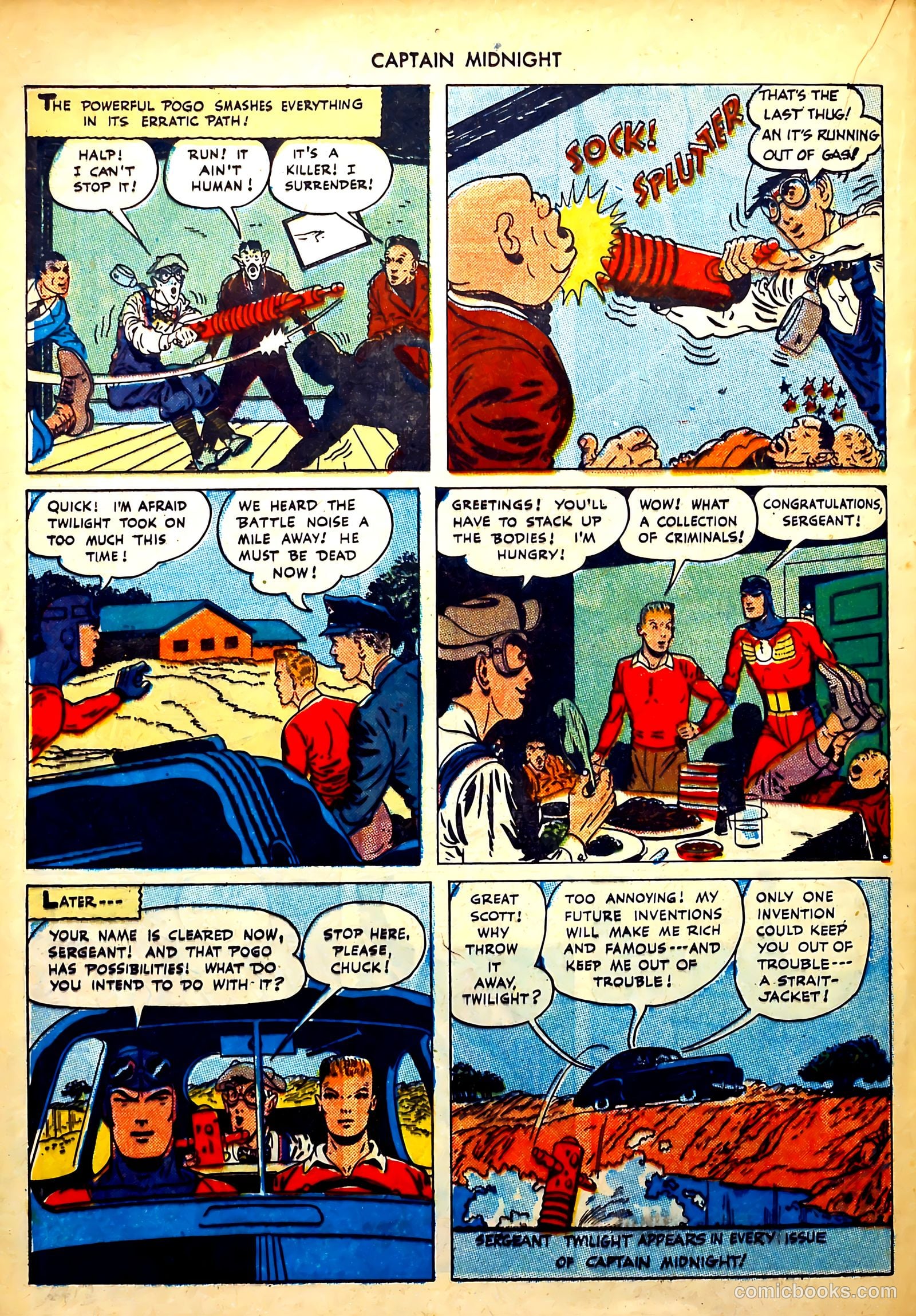 Captain Midnight #35 — page 21 of 37