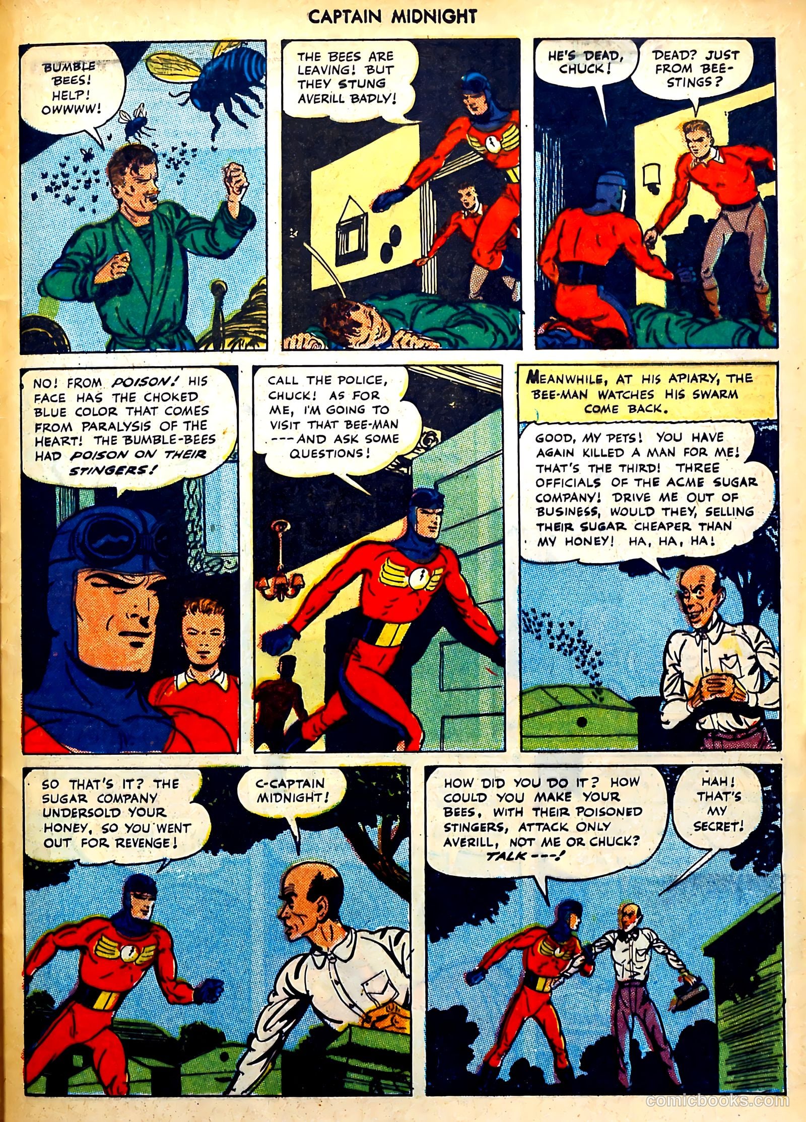 Captain Midnight #35 — page 30 of 37