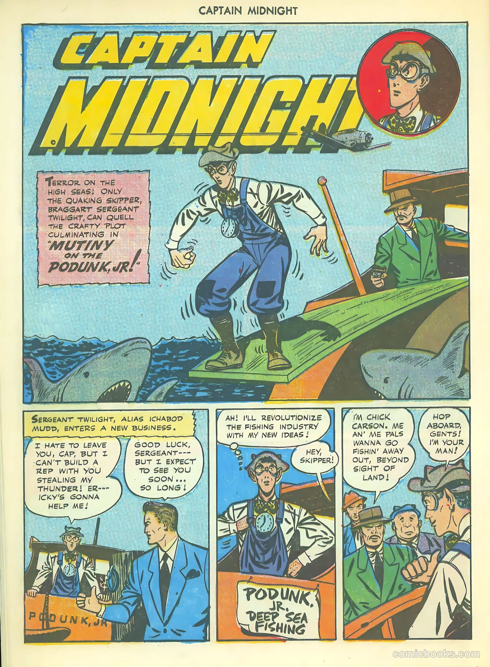Captain Midnight #36 — page 16 of 37