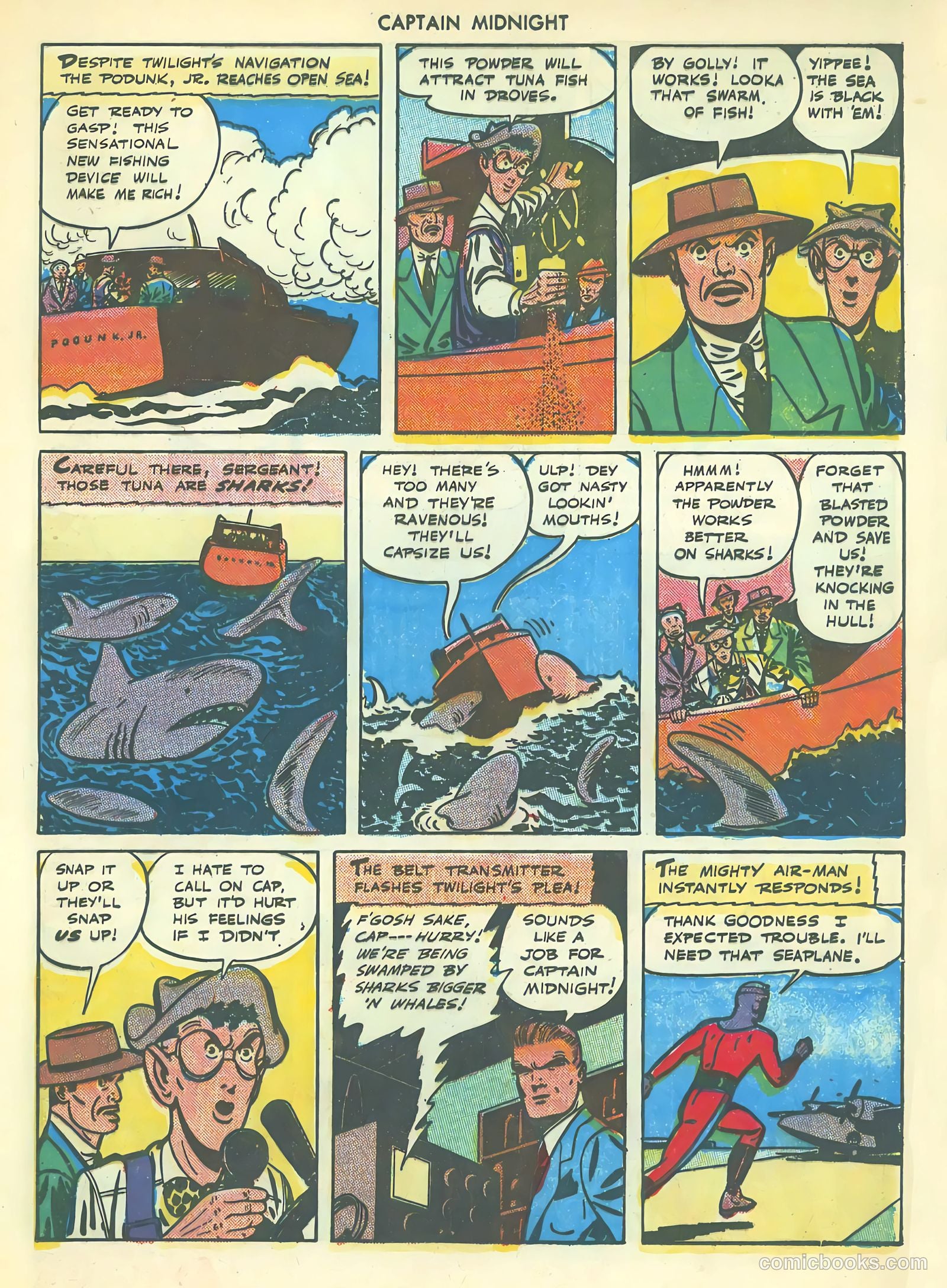 Captain Midnight #36 — page 17 of 37