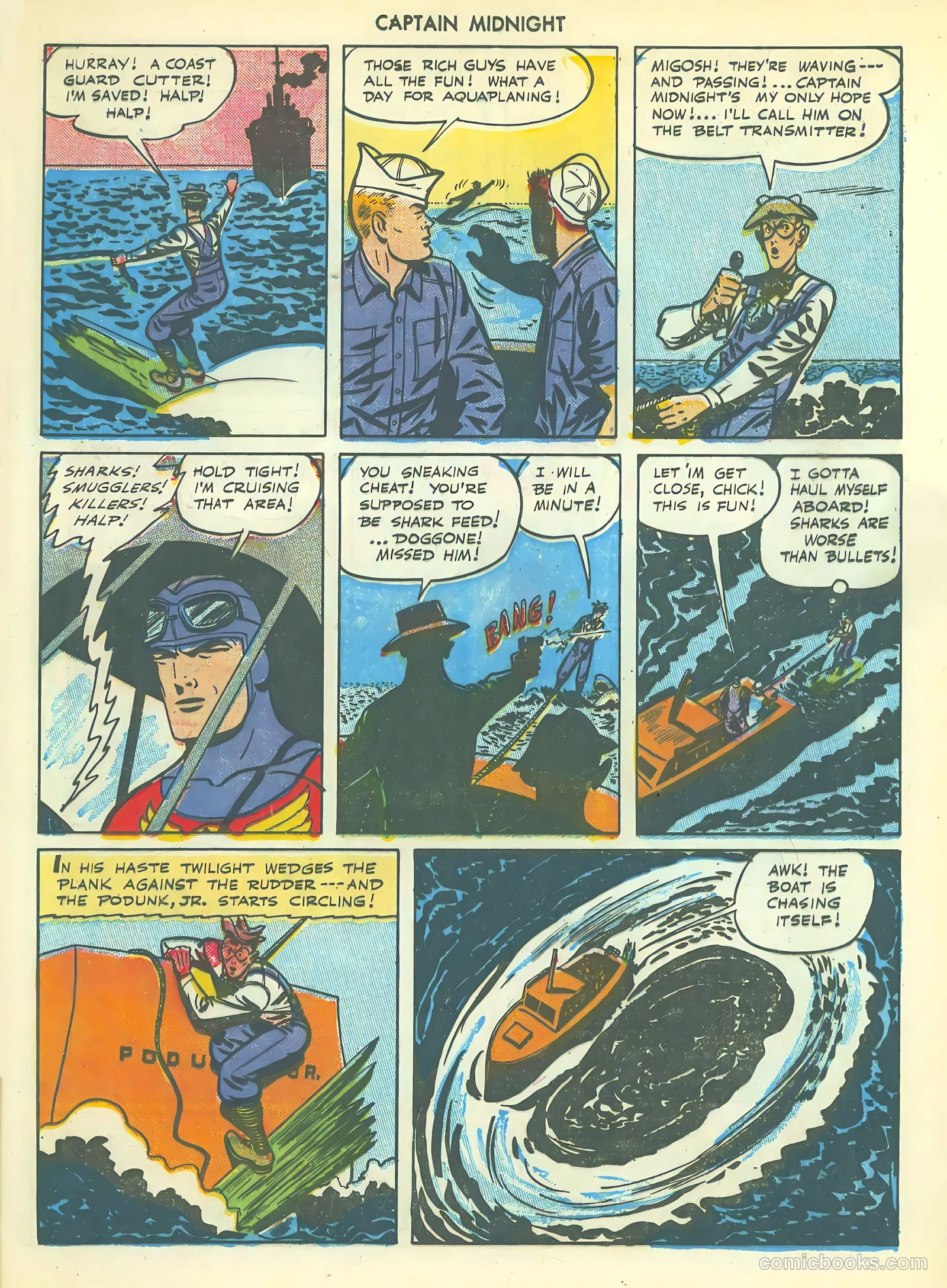 Captain Midnight #36 — page 21 of 37