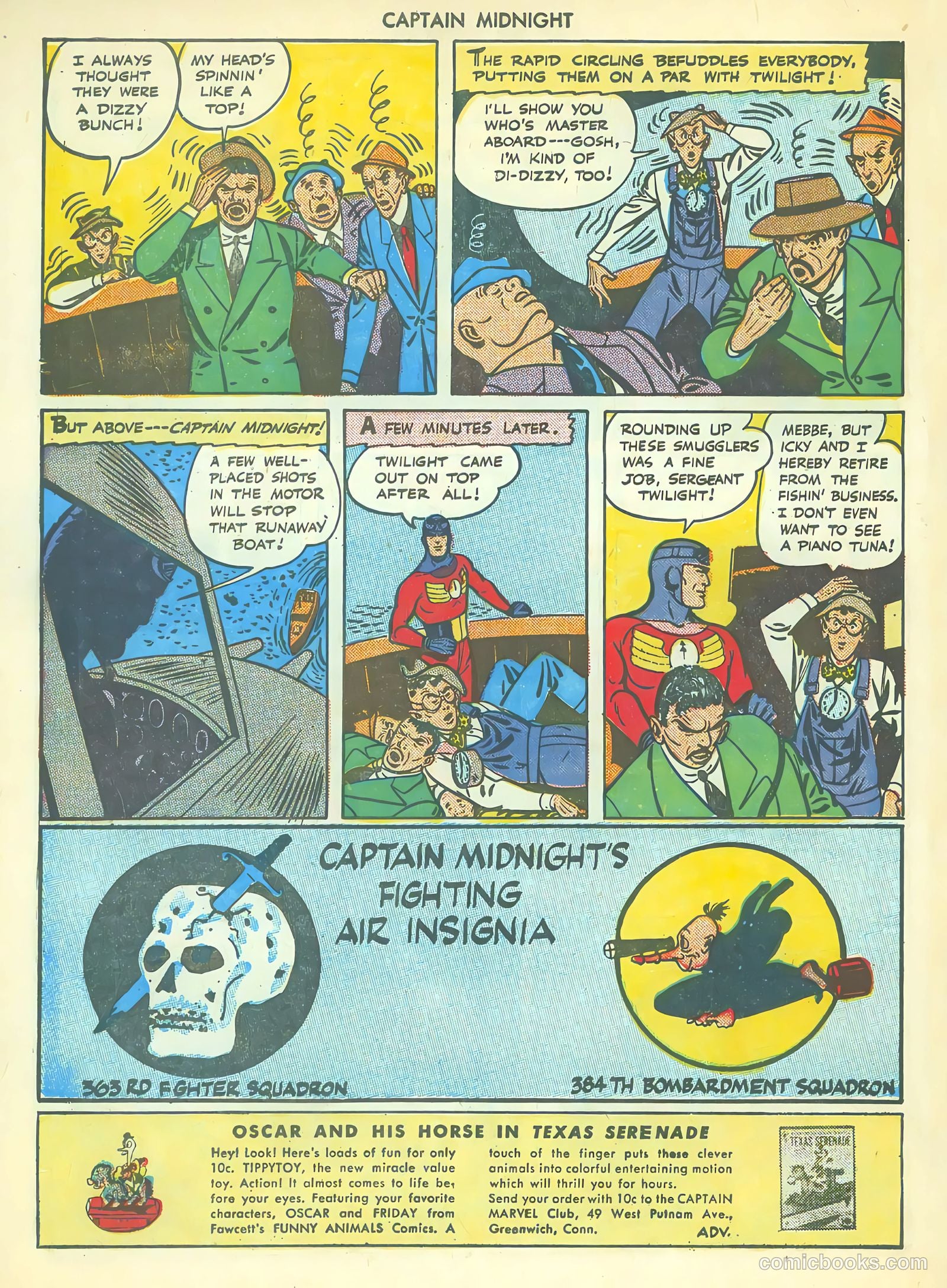 Captain Midnight #36 — page 22 of 37