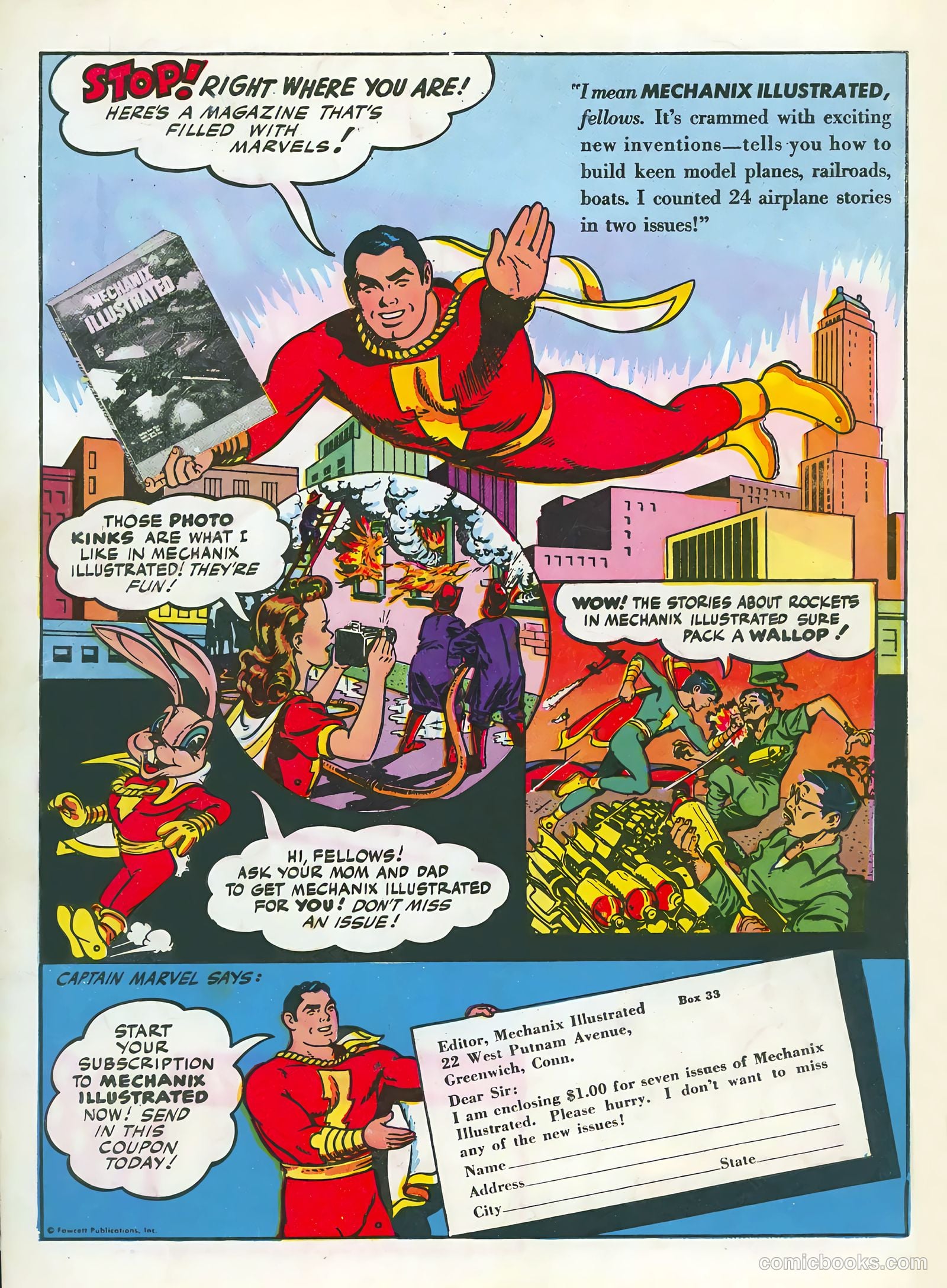 Captain Midnight #36 — page 36 of 37