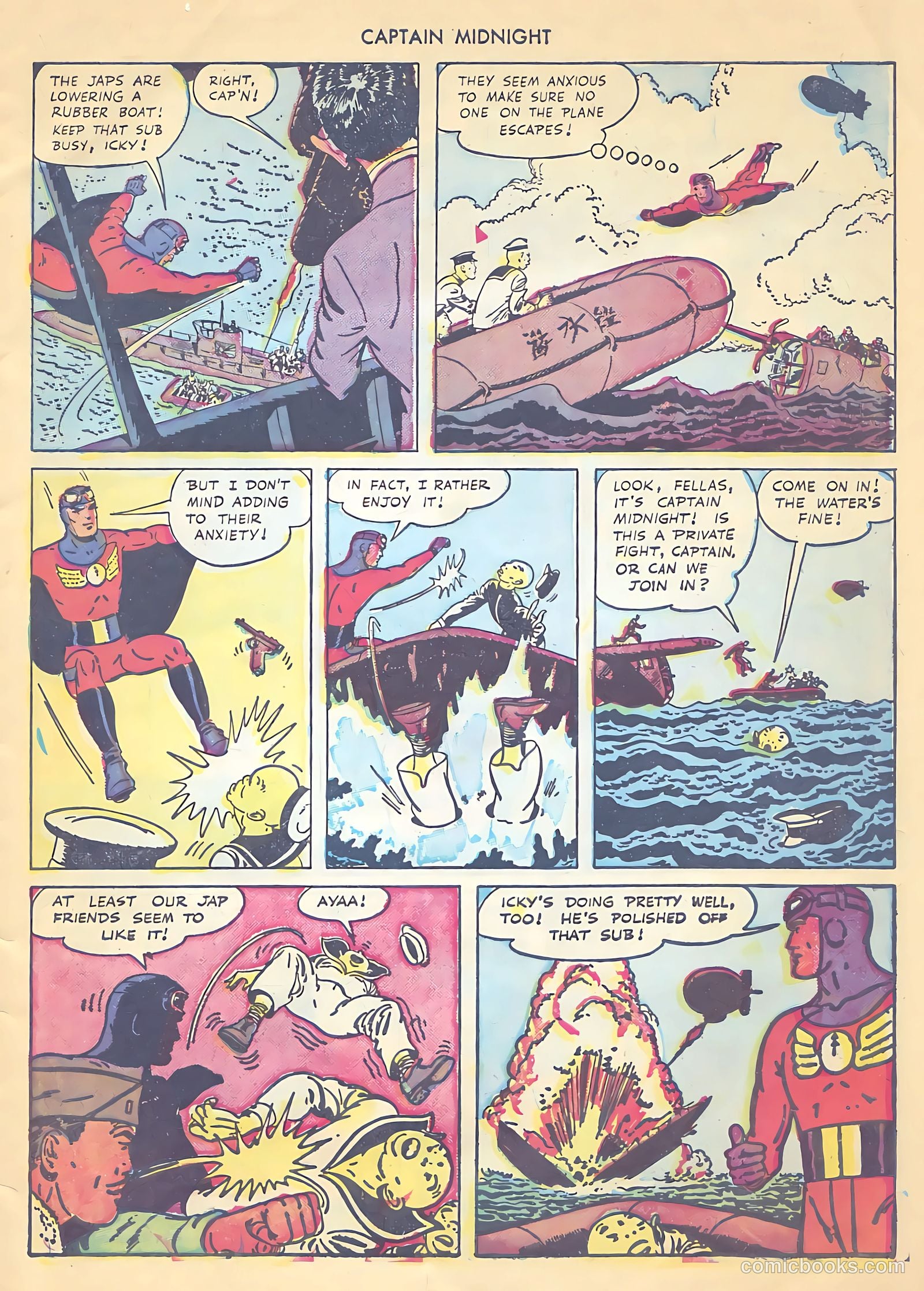 Captain Midnight #37 — page 7 of 36