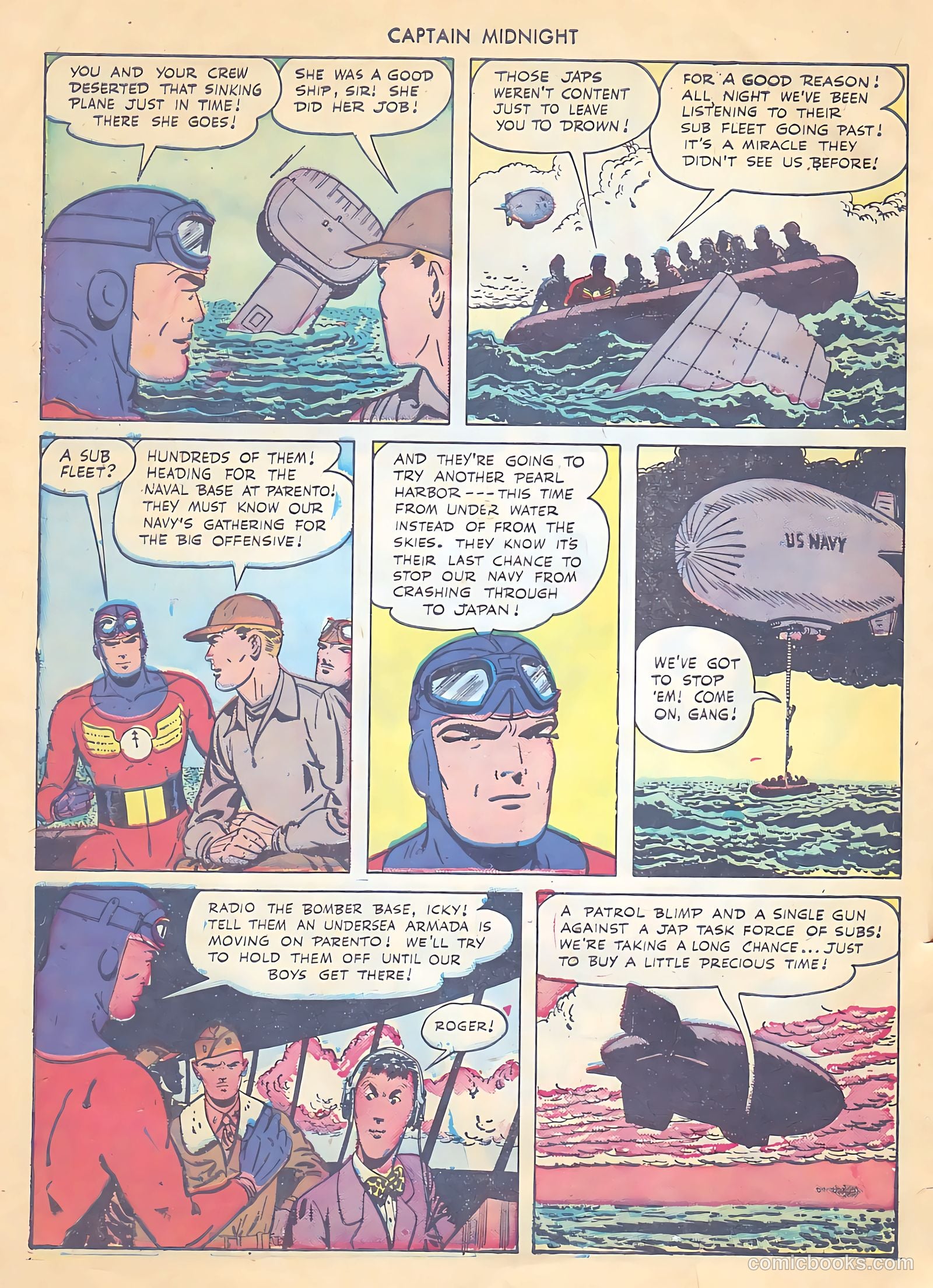 Captain Midnight #37 — page 8 of 36