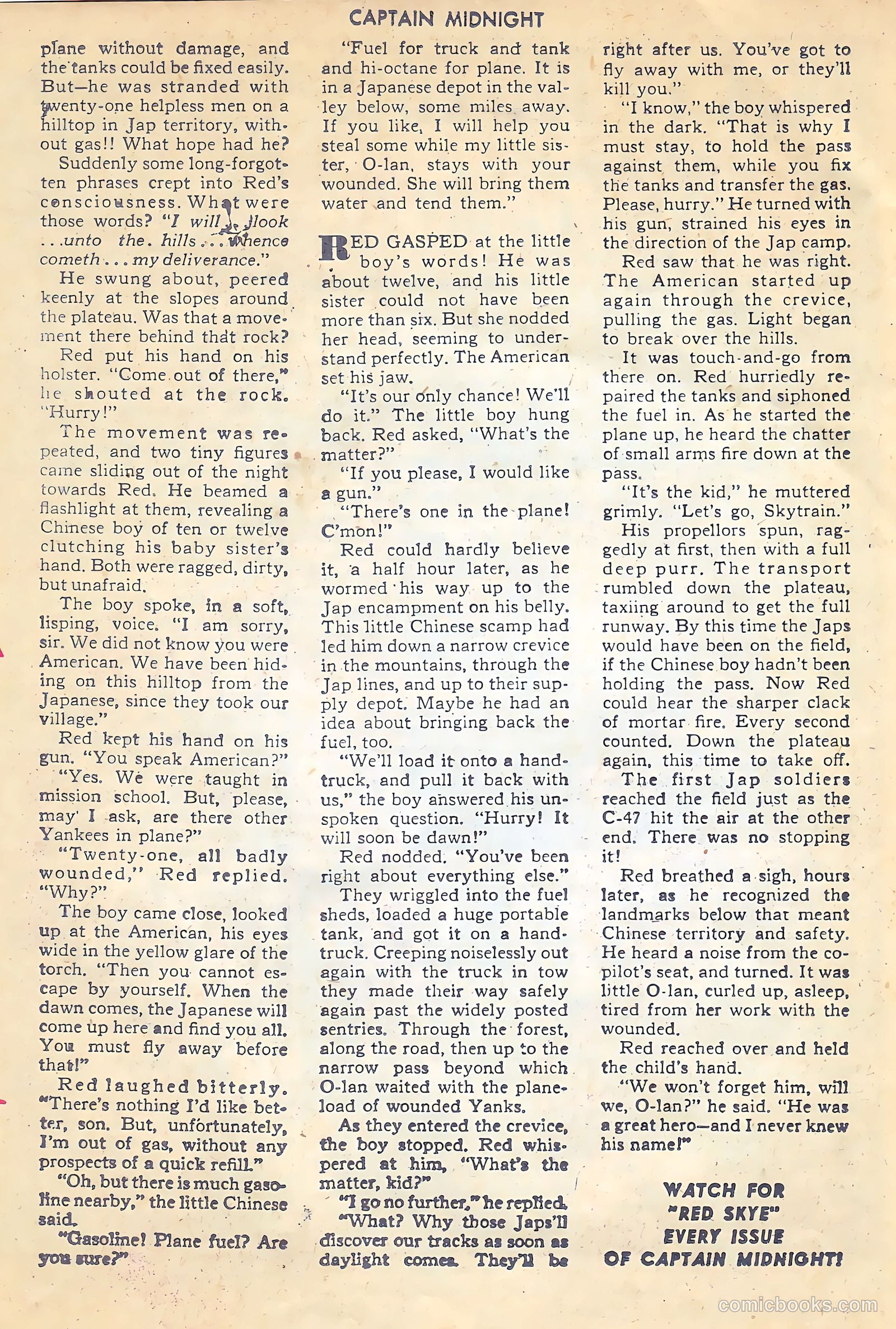 Captain Midnight #37 — page 24 of 36