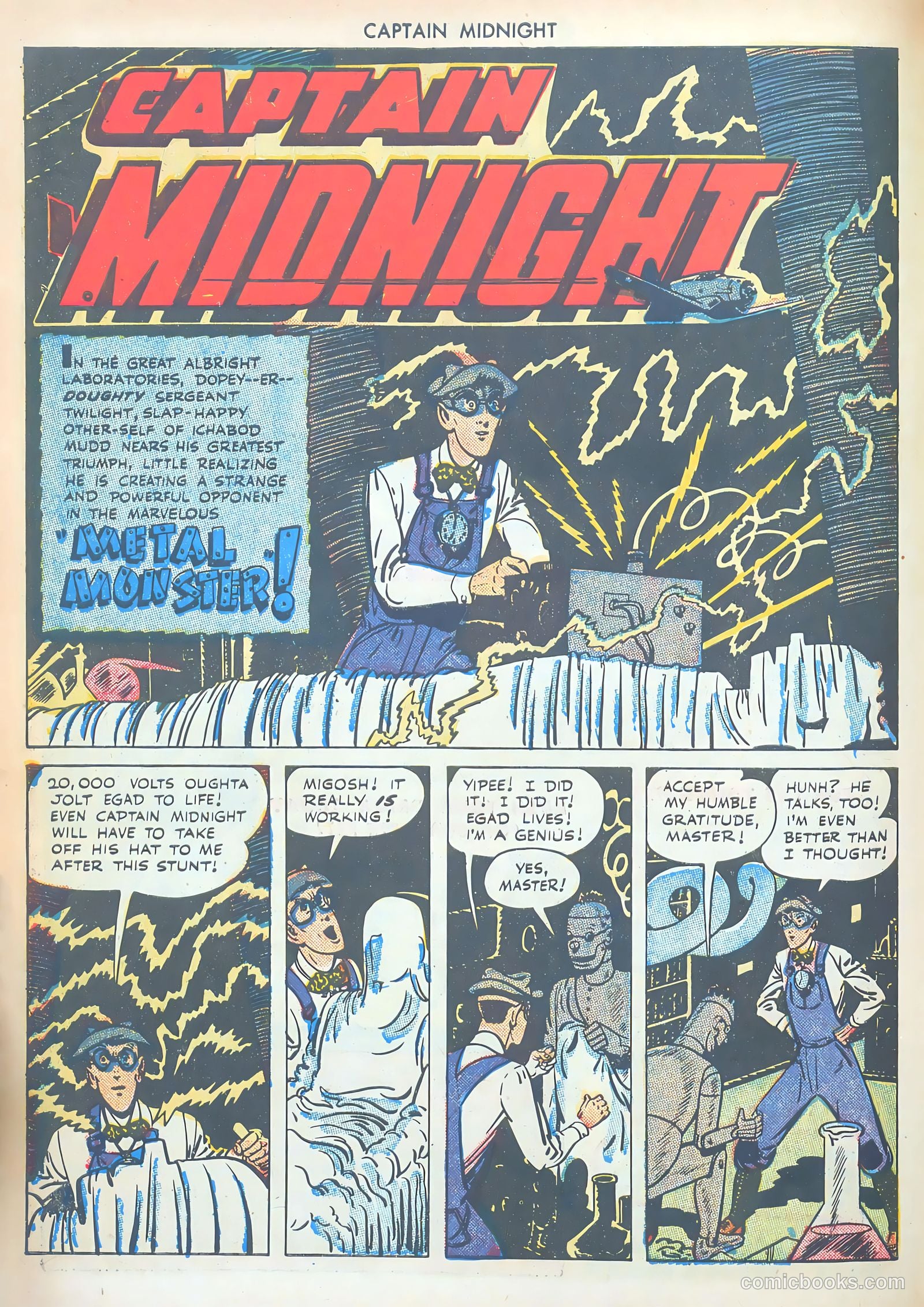 Captain Midnight #38 — page 22 of 52