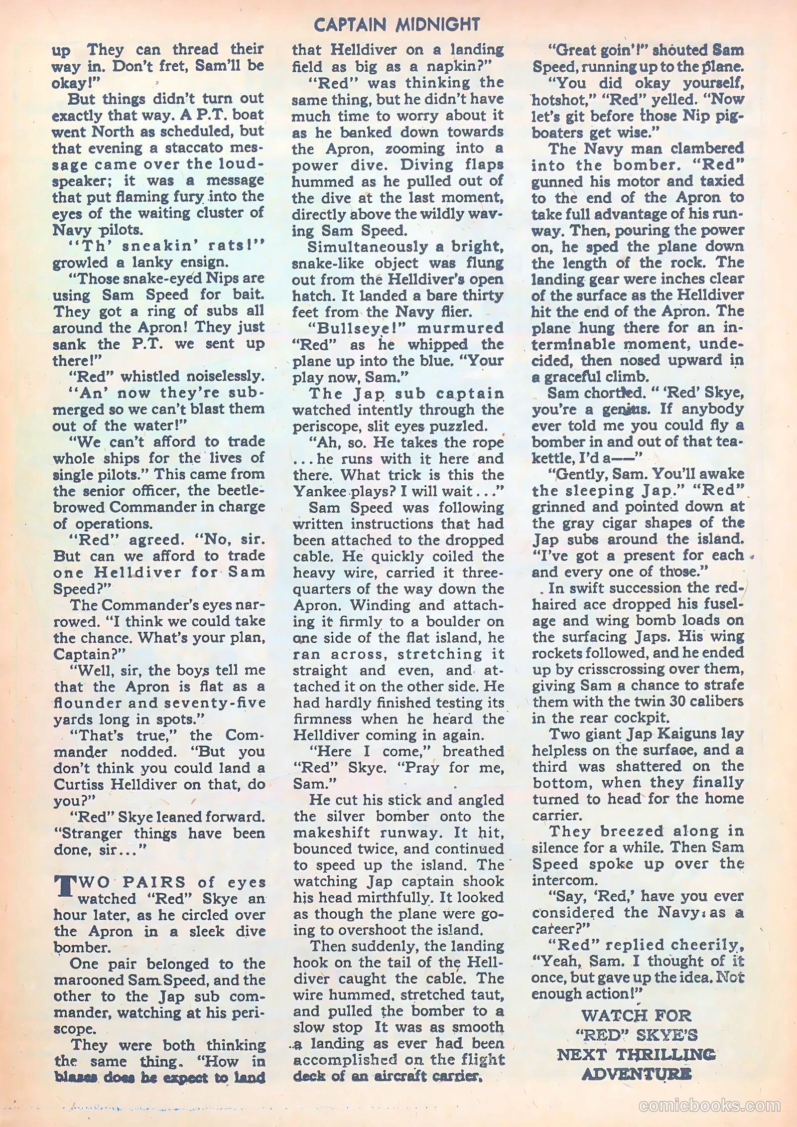 Captain Midnight #39 — page 37 of 52