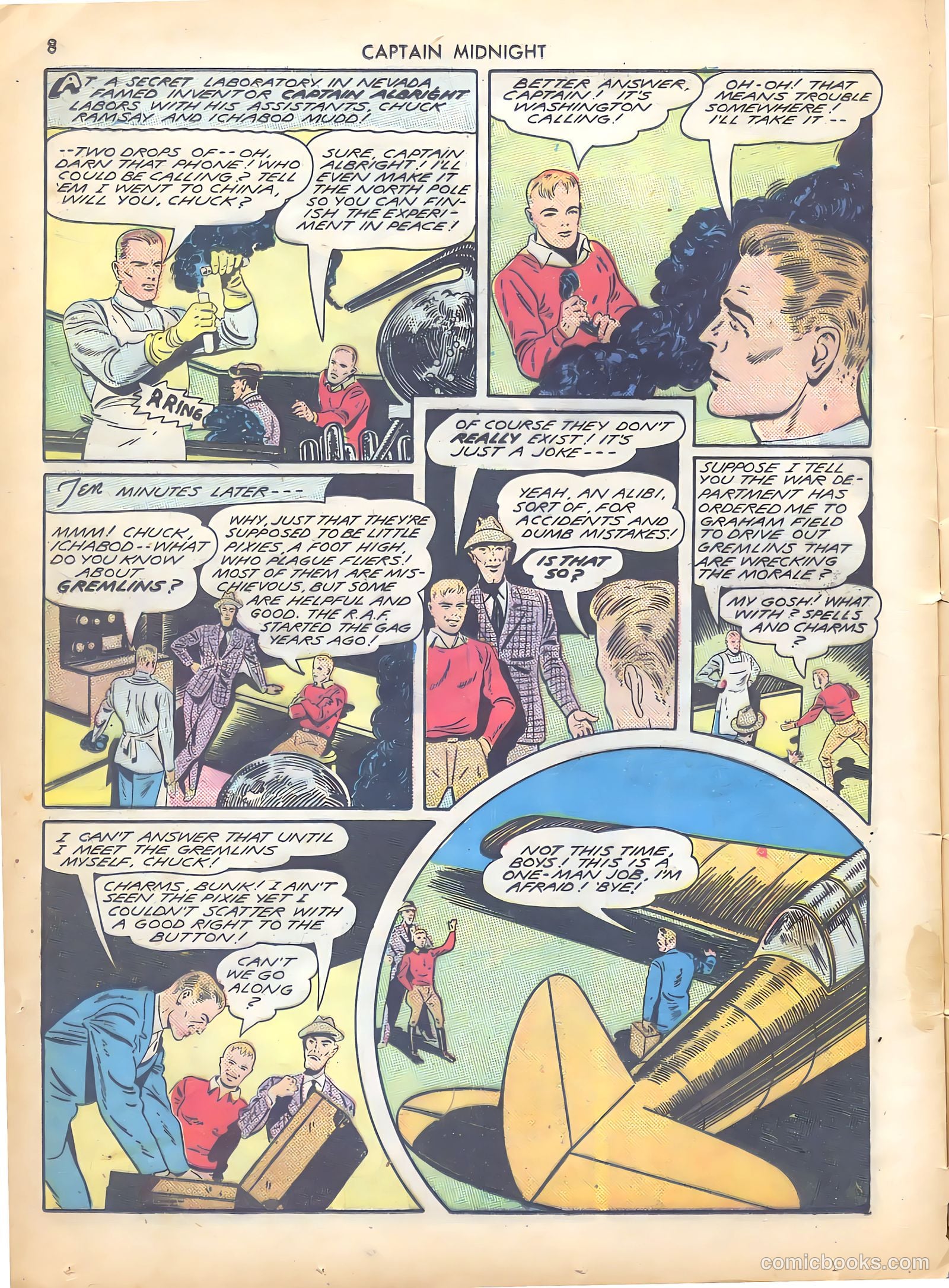 Captain Midnight #4 — page 9 of 69