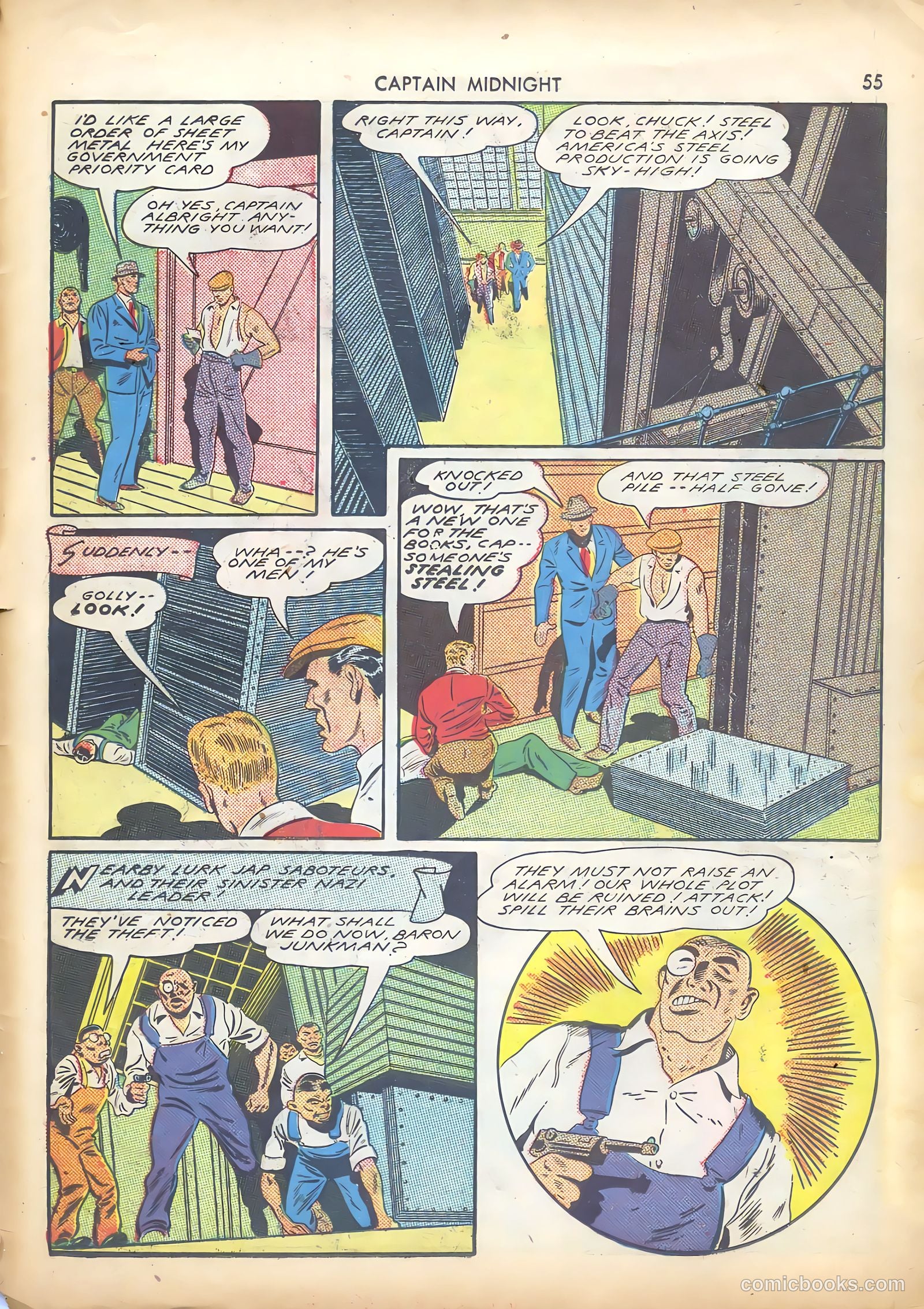Captain Midnight #4 — page 56 of 69