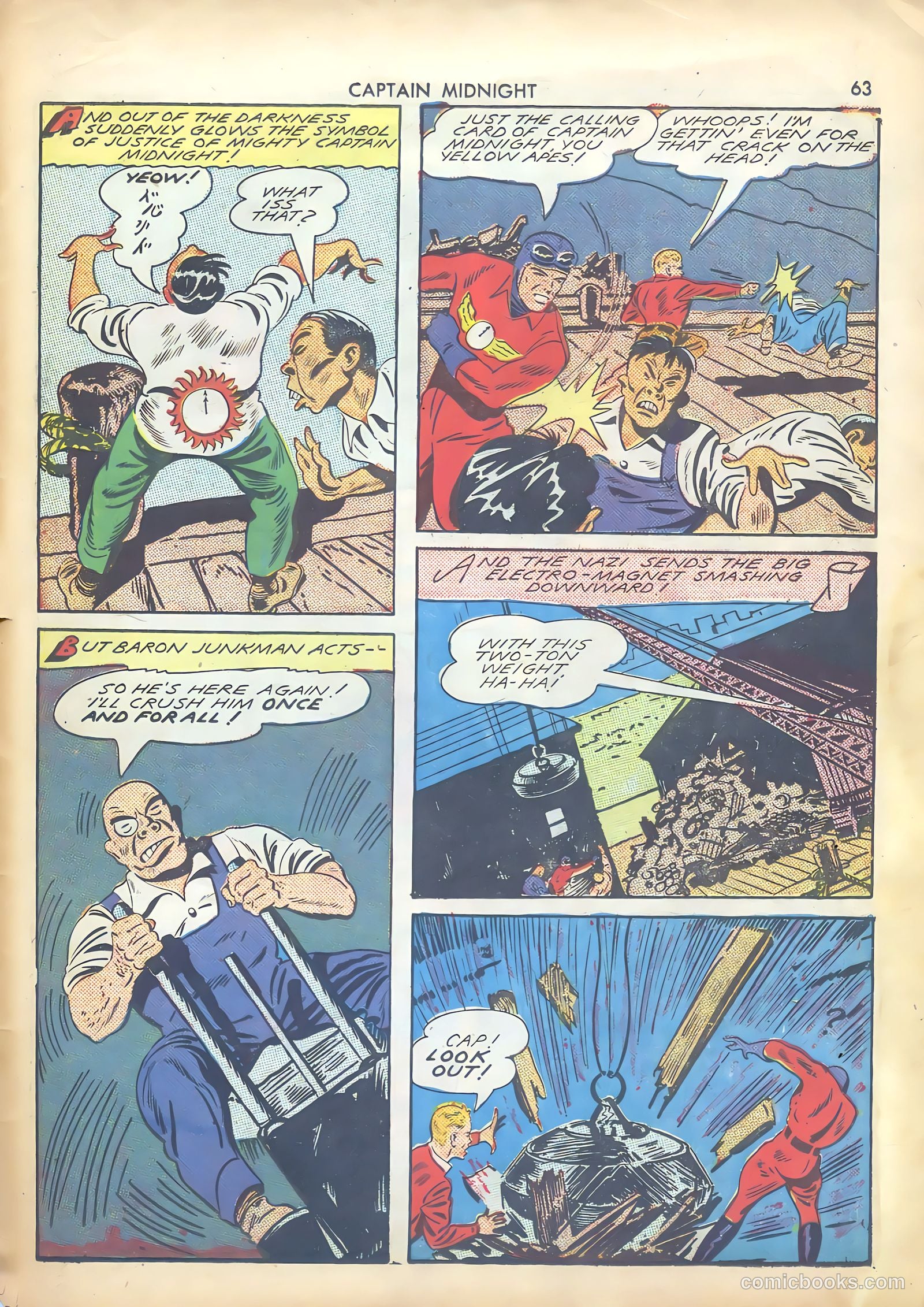 Captain Midnight #4 — page 64 of 69