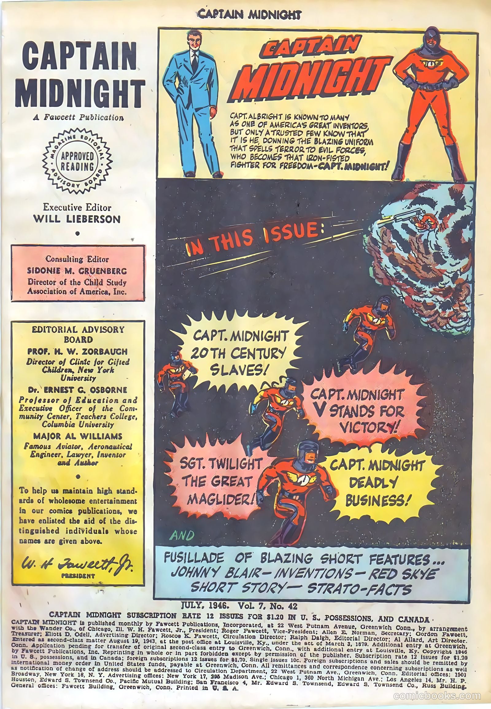 Captain Midnight #42 — page 3 of 52