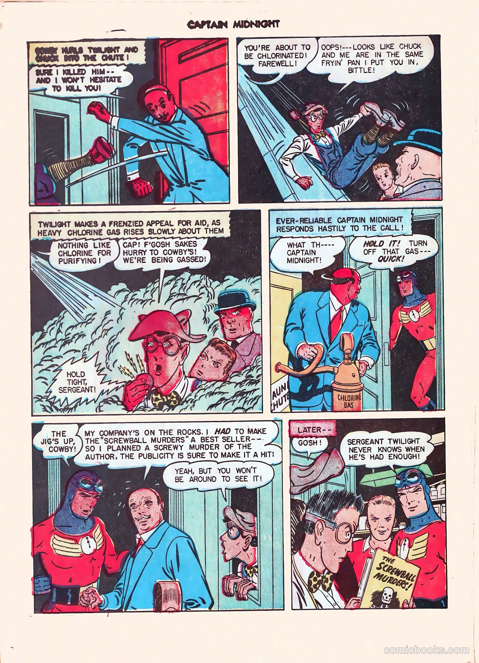 Captain Midnight #43 — page 32 of 52